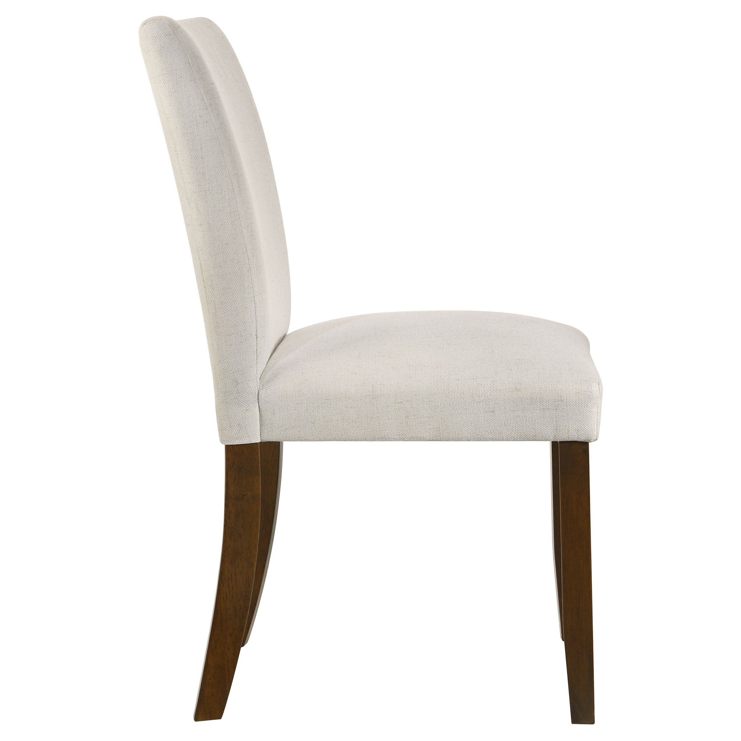 Paxton Upholstered Dining Side Chair Beige (Set of 2) — view 9