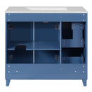 Bathroom Vanity With Sink, Soft Close Doors, Adjustable Shelves