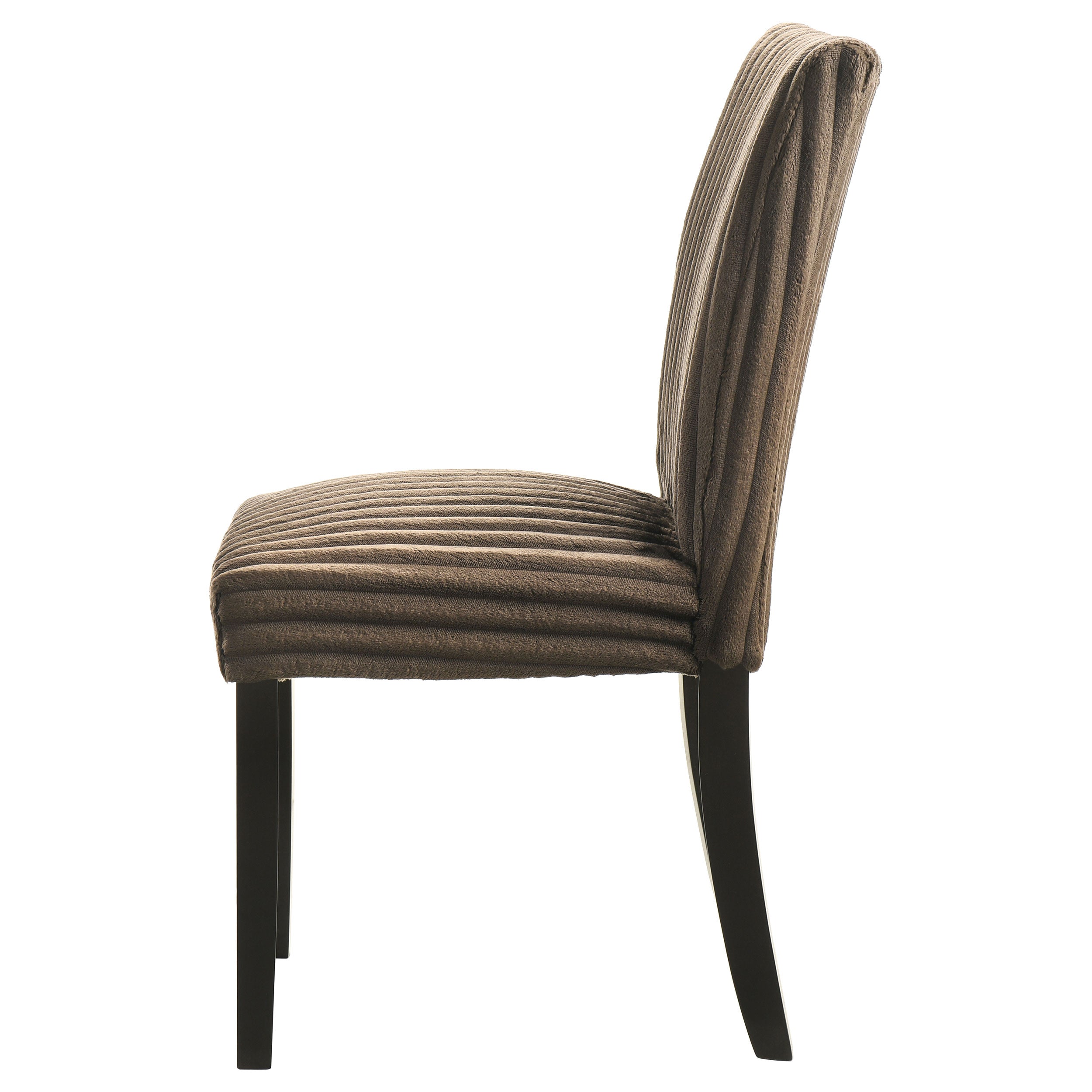 Dermott Upholstered Parson Dining Side Chair Chocolate (Set of 2) — view 6