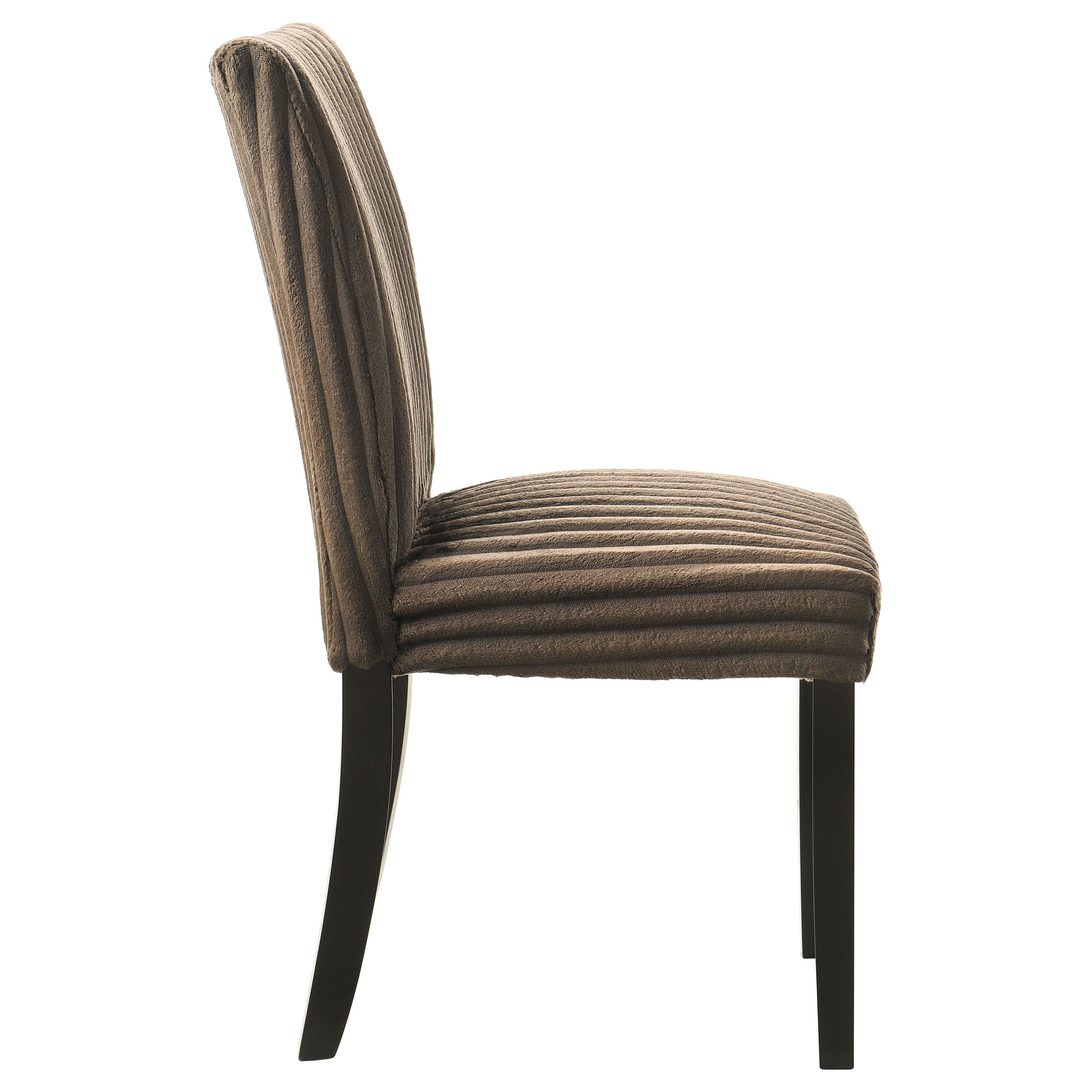 Dermott Upholstered Parson Dining Side Chair Chocolate (Set of 2) — view 9