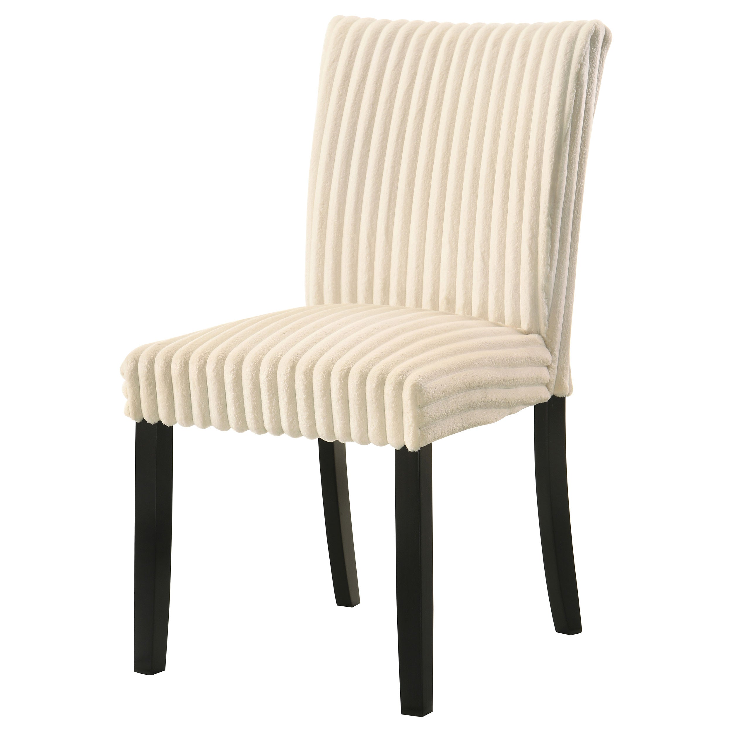 Dermott Upholstered Parson Dining Side Chair Cream (Set of 2) — view 5