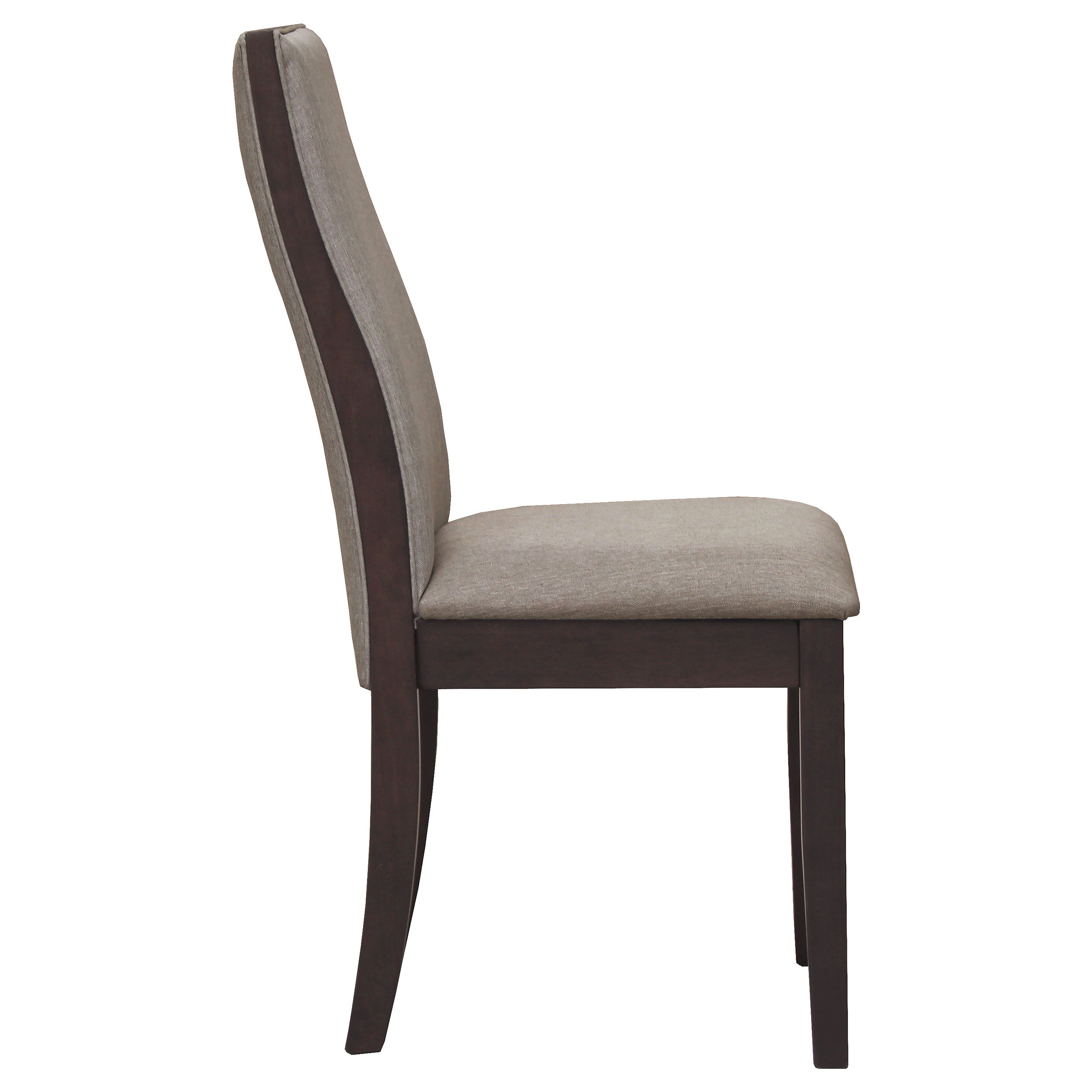 Spring Creek Upholstered Dining Chair Taupe (Set of 2) — view 6
