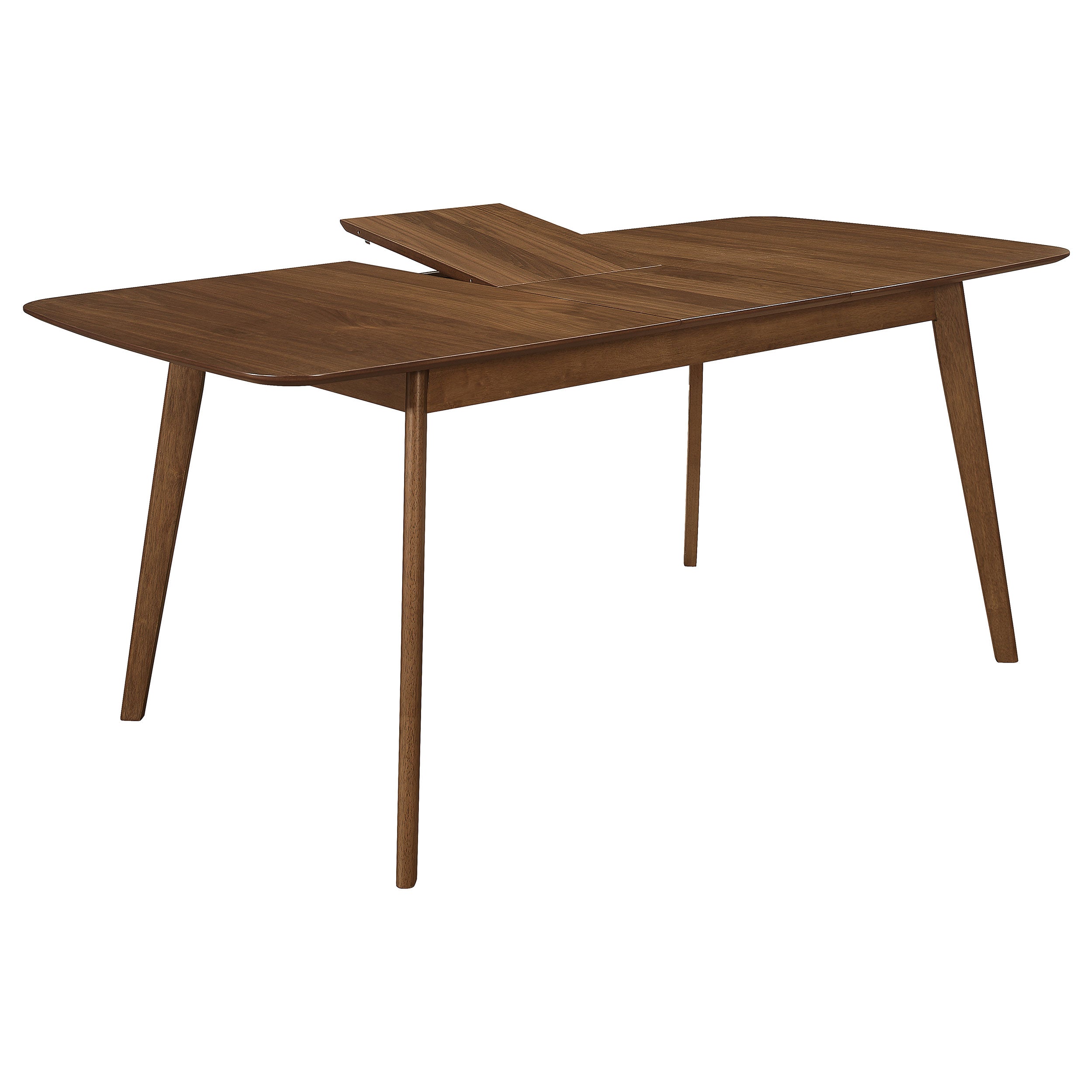 Redbridge 75-inch Extension Leaf Dining Table Natural Walnut — view 3