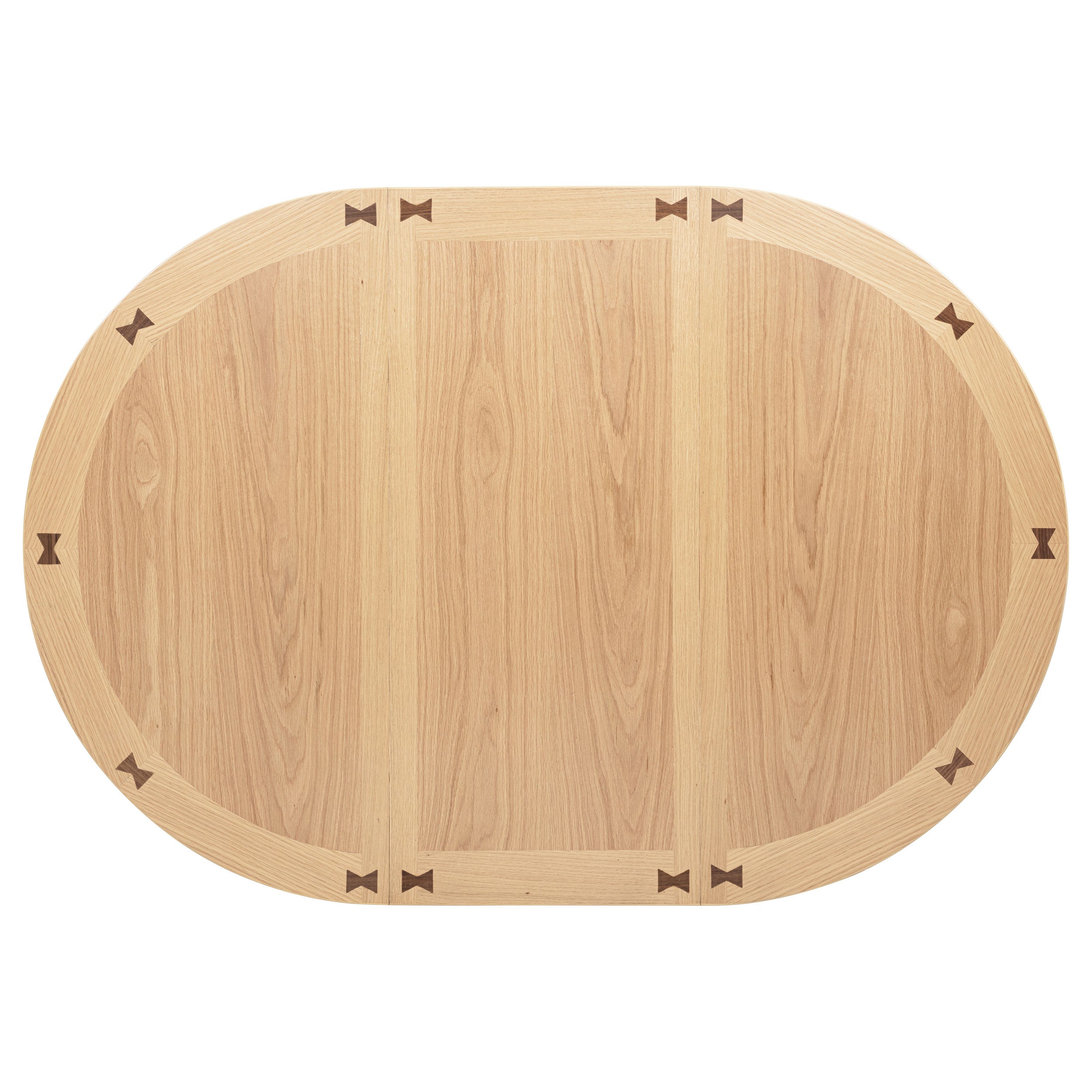 Lavon 5-piece Oval Extension Leaf Dining Set Light Oak — view 8