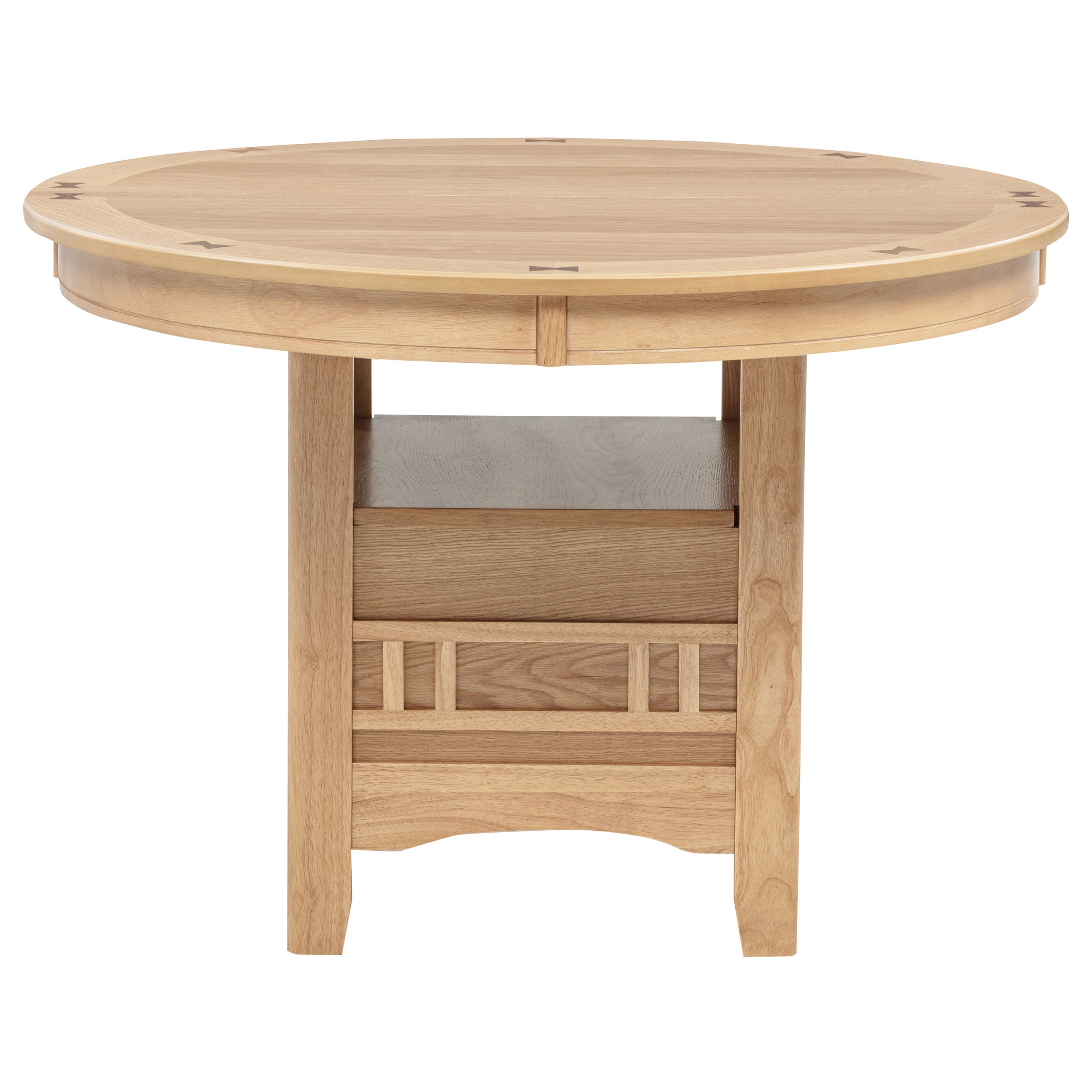Lavon Oval 60-inch Wood Extension Leaf Dining Table Light Oak — view 8