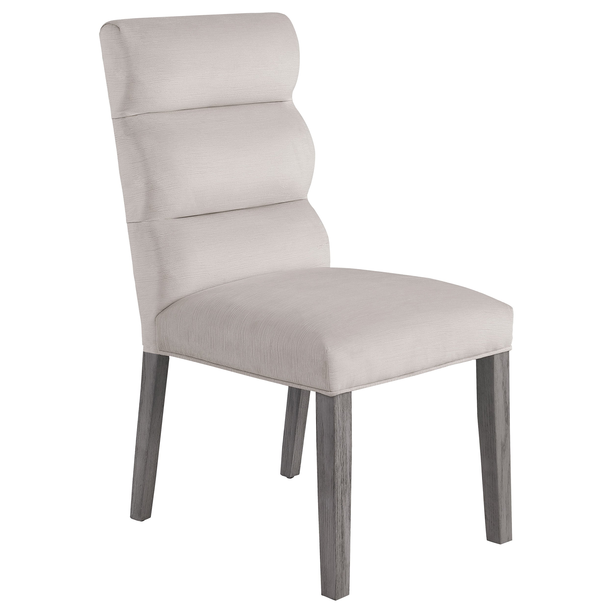 Carla Velvet Upholstered Dining Side Chair Stone (Set of 2) — view 3
