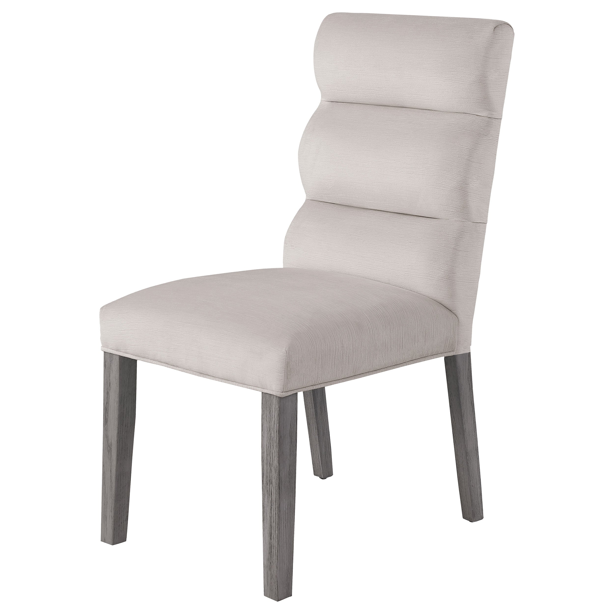 Carla Velvet Upholstered Dining Side Chair Stone (Set of 2) — view 5