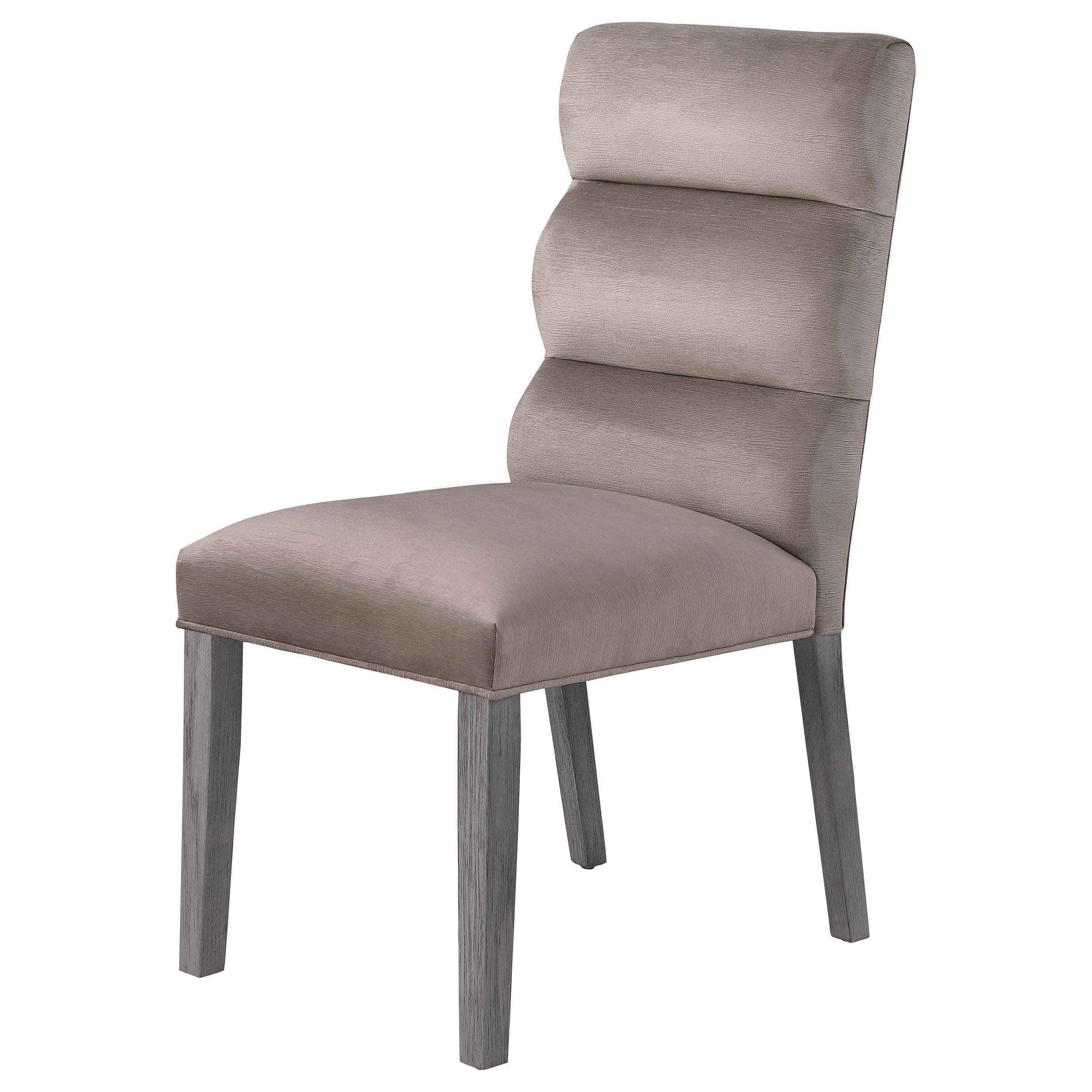 Carla Velvet Upholstered Dining Side Chair Ash (Set of 2) — view 5