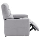 Freddie - Power Motion Recliner With Lift - Gray
