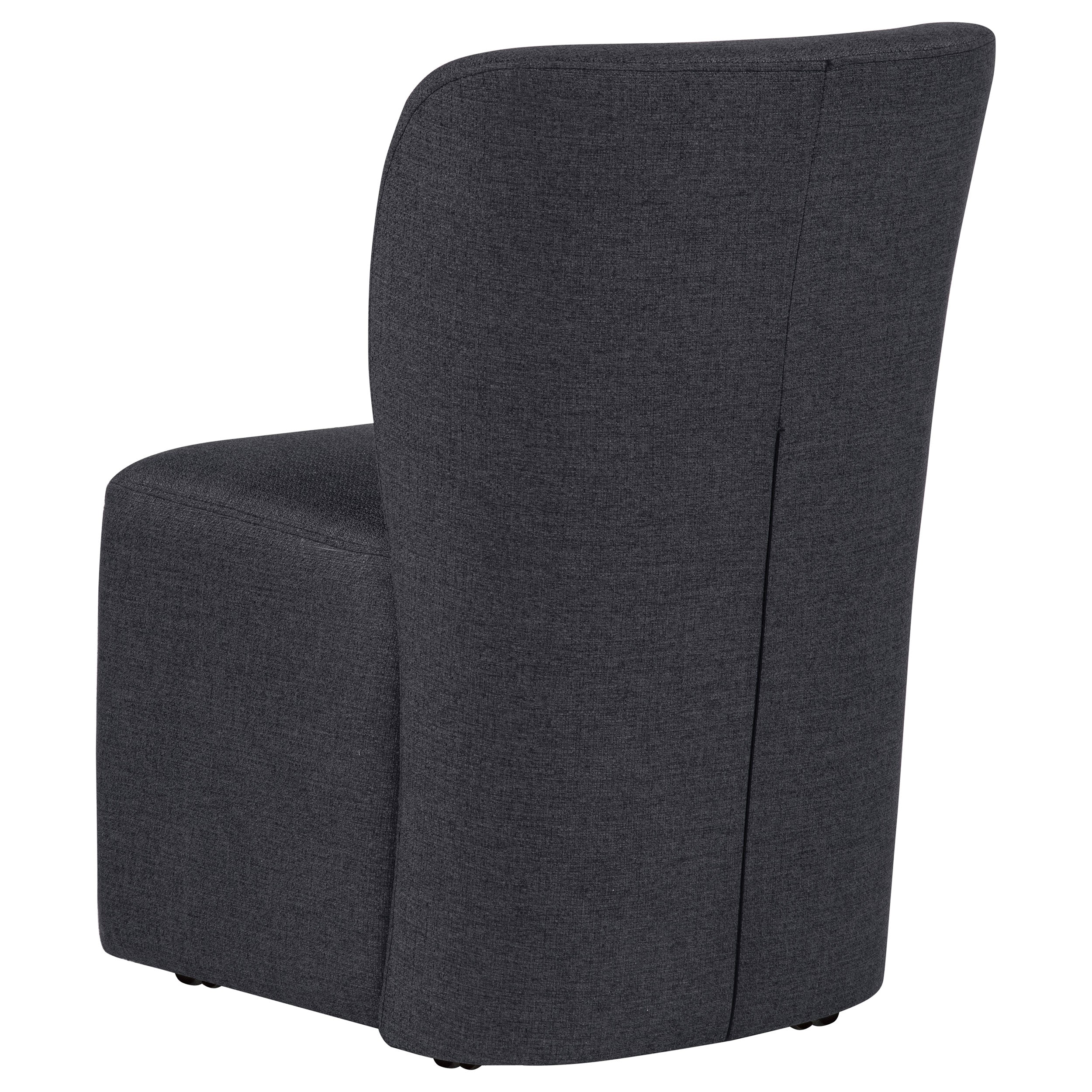 Jaelynn Upholstered Parsons Dining Side Chair Charcoal (Set of 2) — view 6