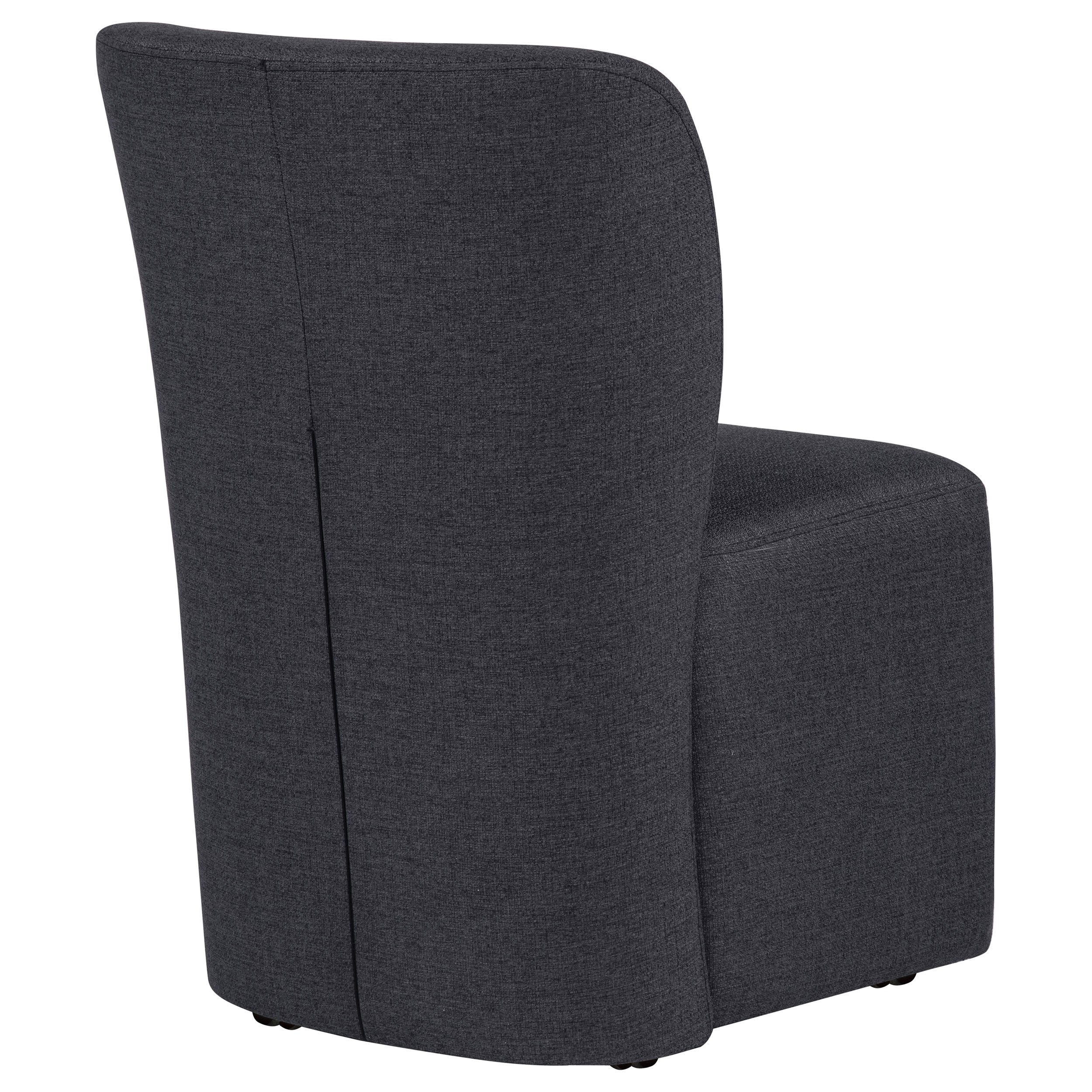 Jaelynn Upholstered Parsons Dining Side Chair Charcoal (Set of 2) — view 8
