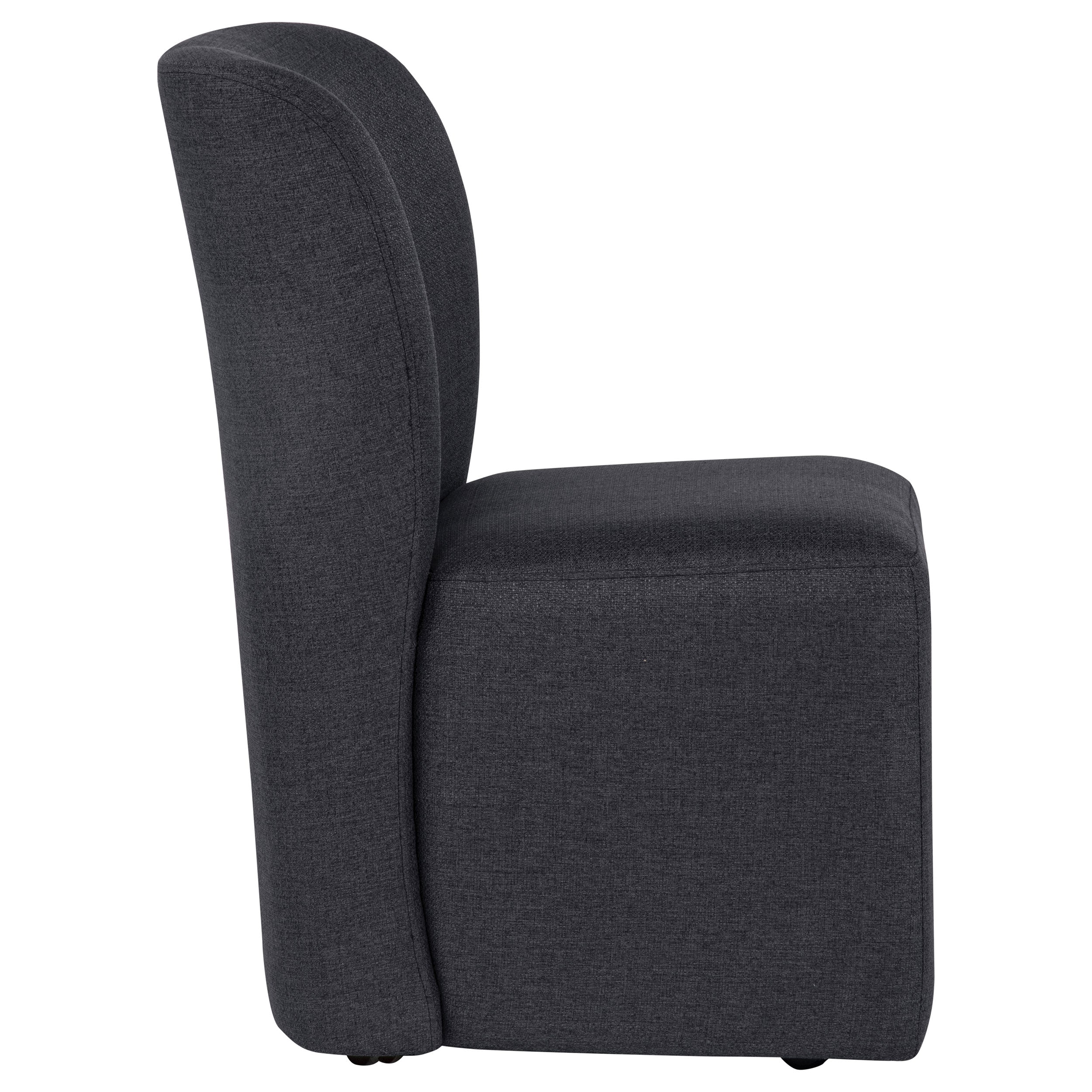 Jaelynn Upholstered Parsons Dining Side Chair Charcoal (Set of 2) — view 9