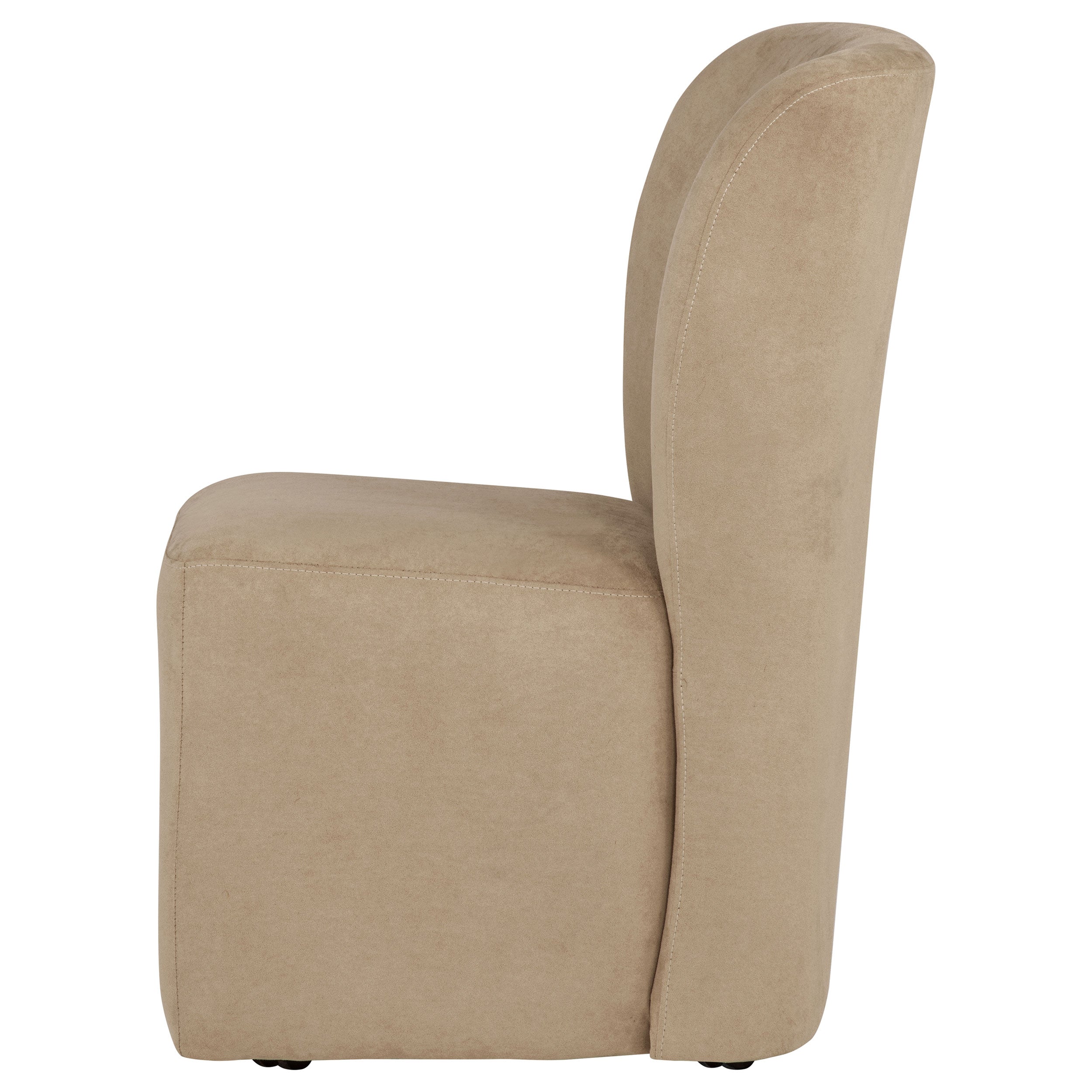 Jaelynn Upholstered Parsons Dining Side Chair Tan (Set of 2) — view 5