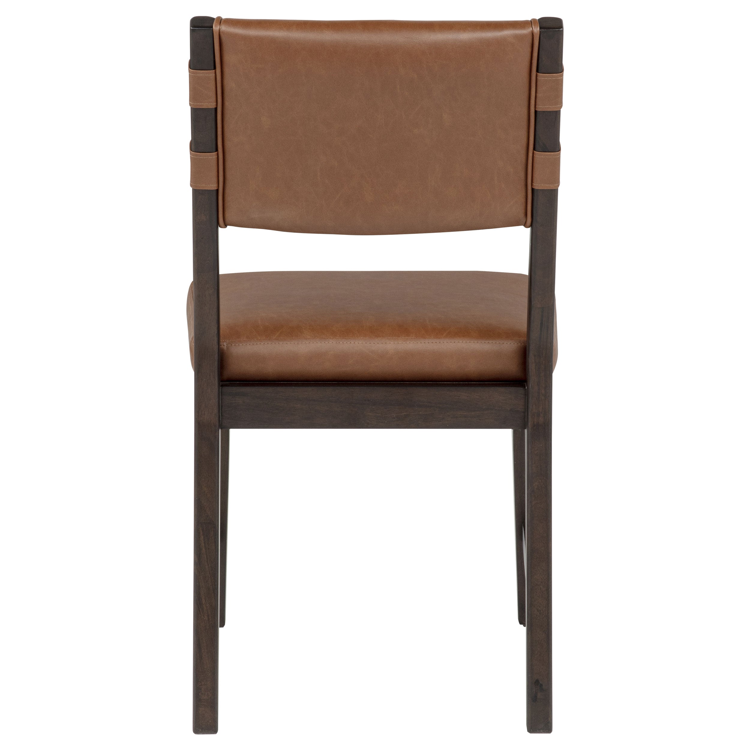 Tegan Faux Leather Upholstered Dining Side Chair Cognac (Set of 2) — view 7