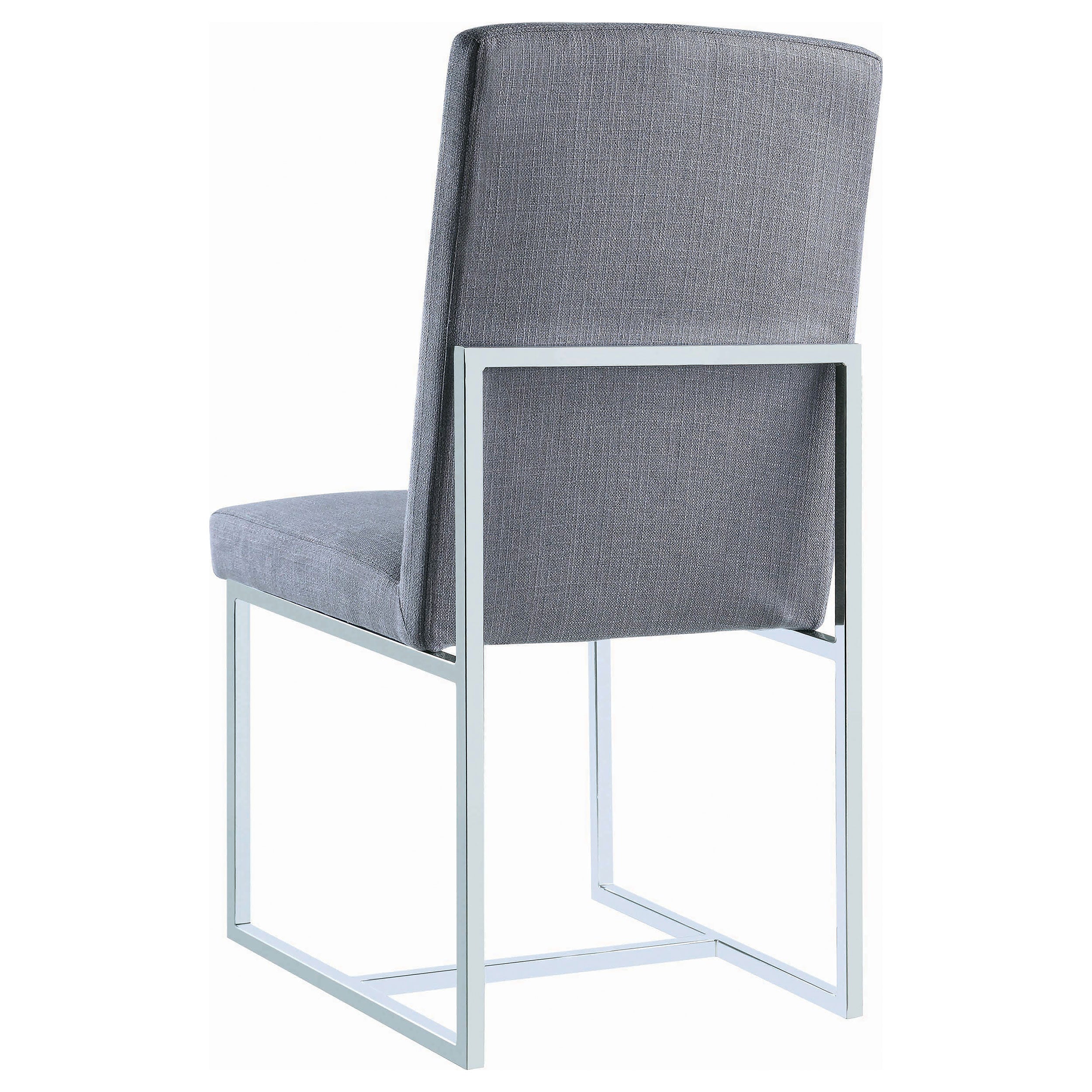 Mackinnon Upholstered Dining Side Chair Grey (Set of 2) — view 7