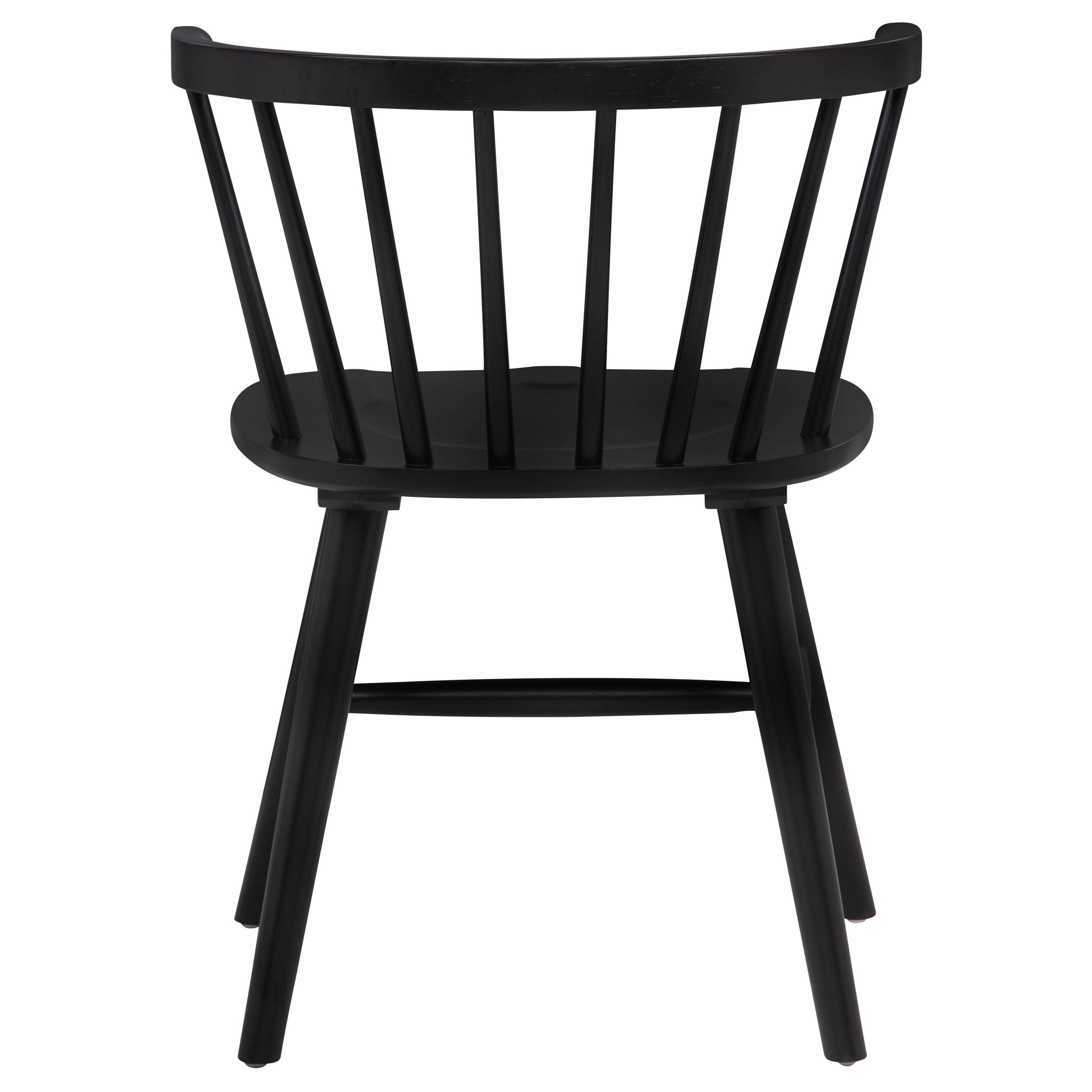 Jeffries Windsor Wood Dining Side Chair Black (Set of 2) — view 8