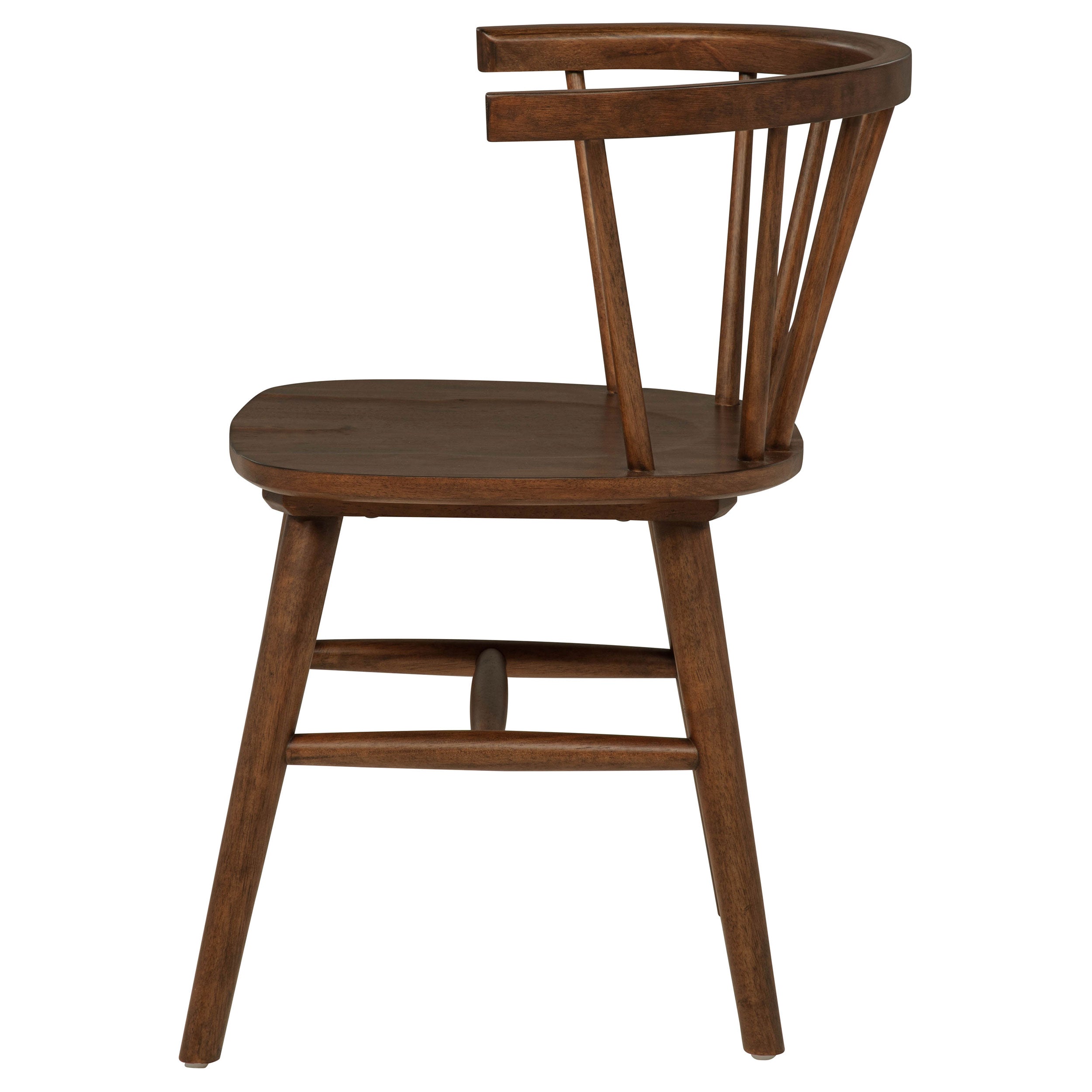 Jeffries Windsor Wood Dining Side Chair Walnut (Set of 2) — view 6