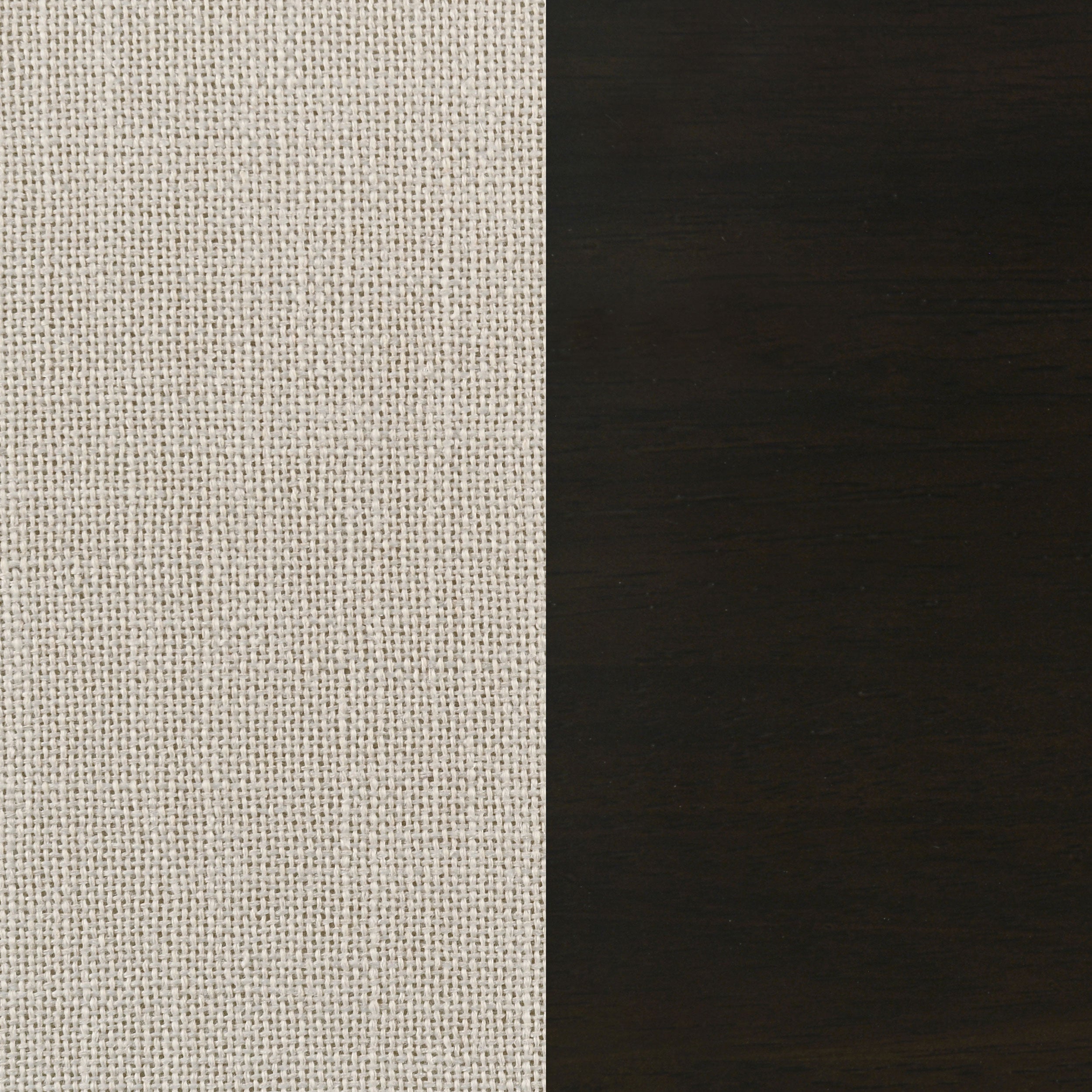 Alana Upholstered Dining Side Chair Beige Smokey Black (Set of 2) — view 12