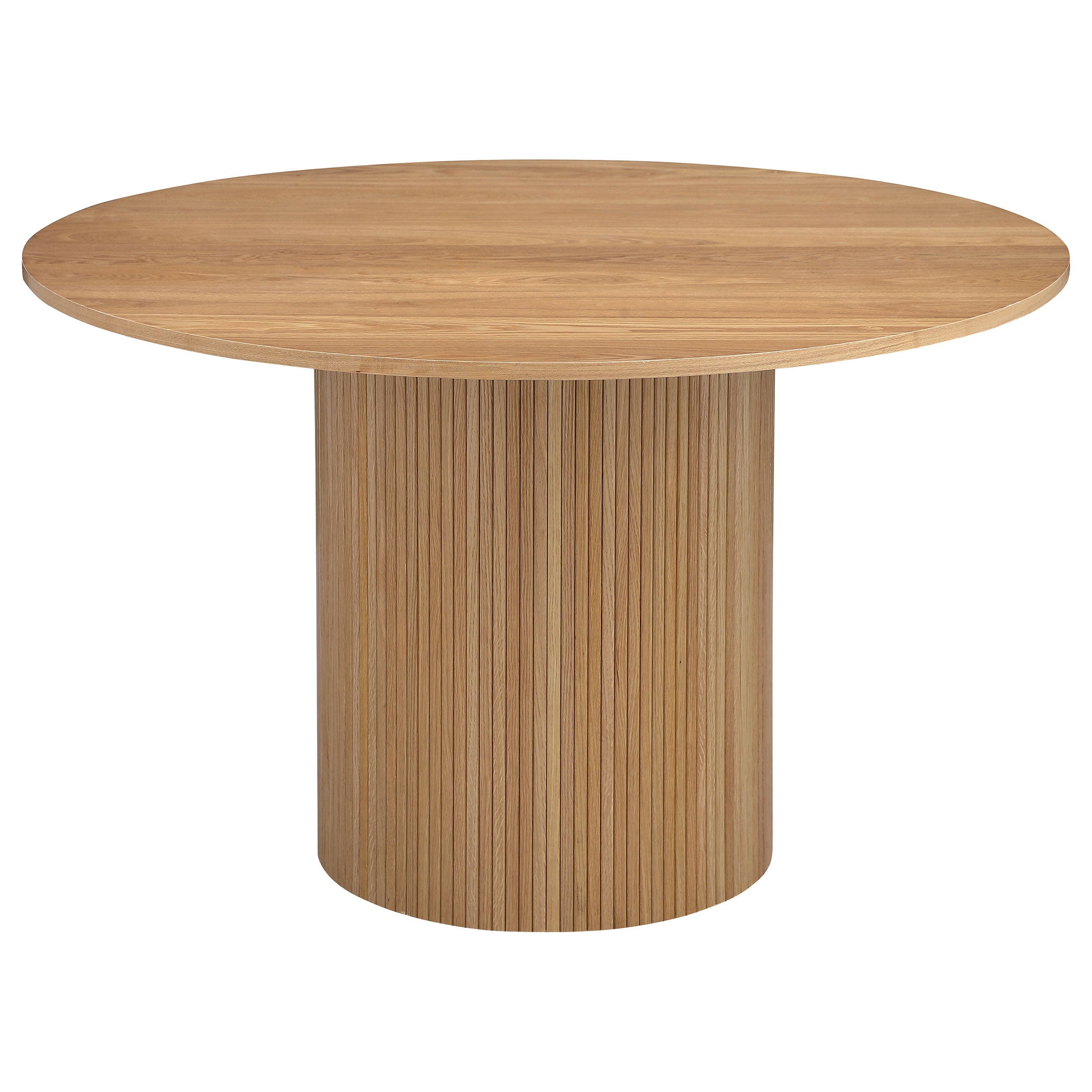 Bradbury Round 48-inch Wood Top Dining Table Natural — view 1