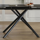 Modern Retractable Sintered Stone Dining Table