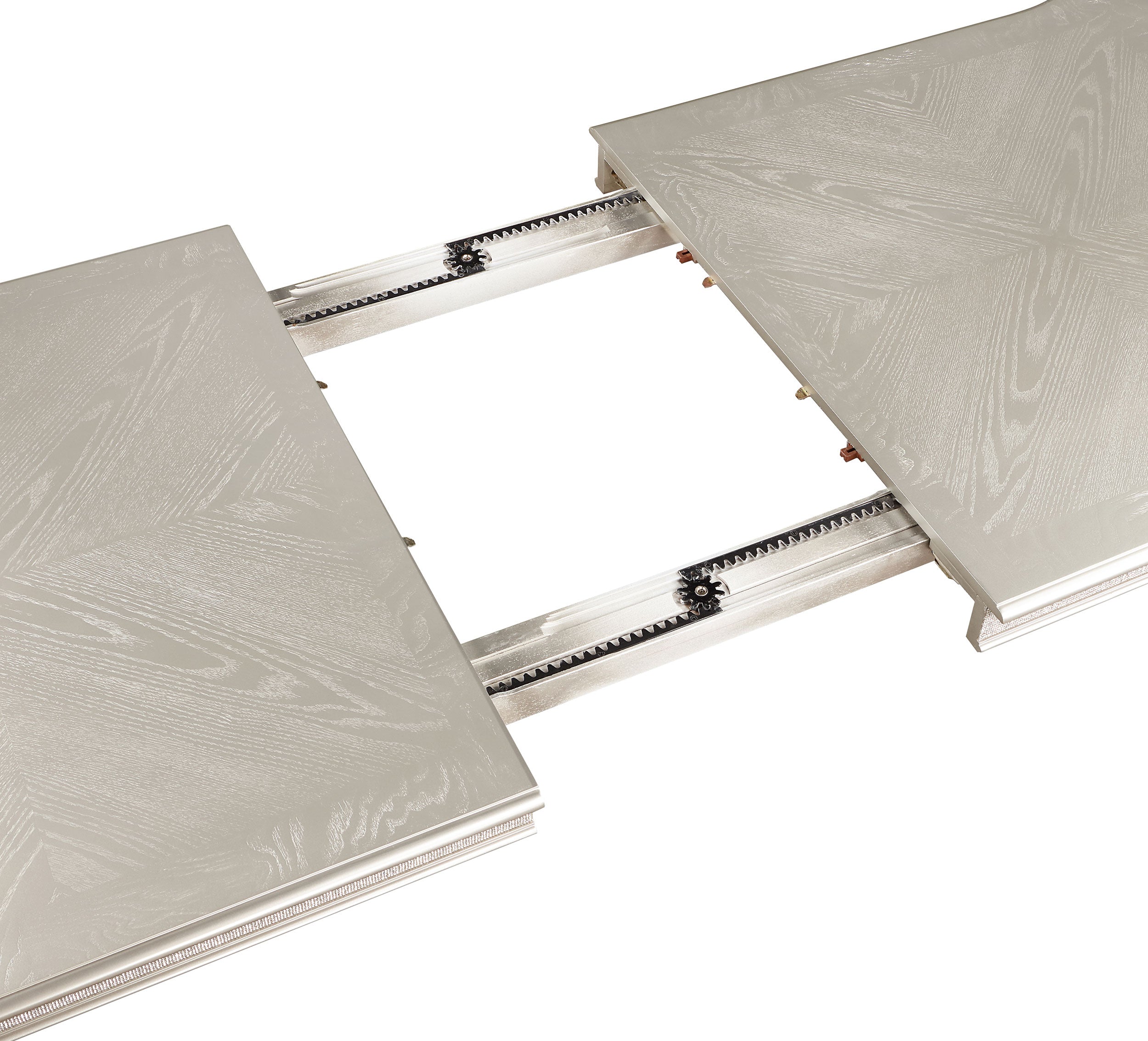 Evangeline 5-piece Extension Leaf Dining Set Silver Oak — view 7