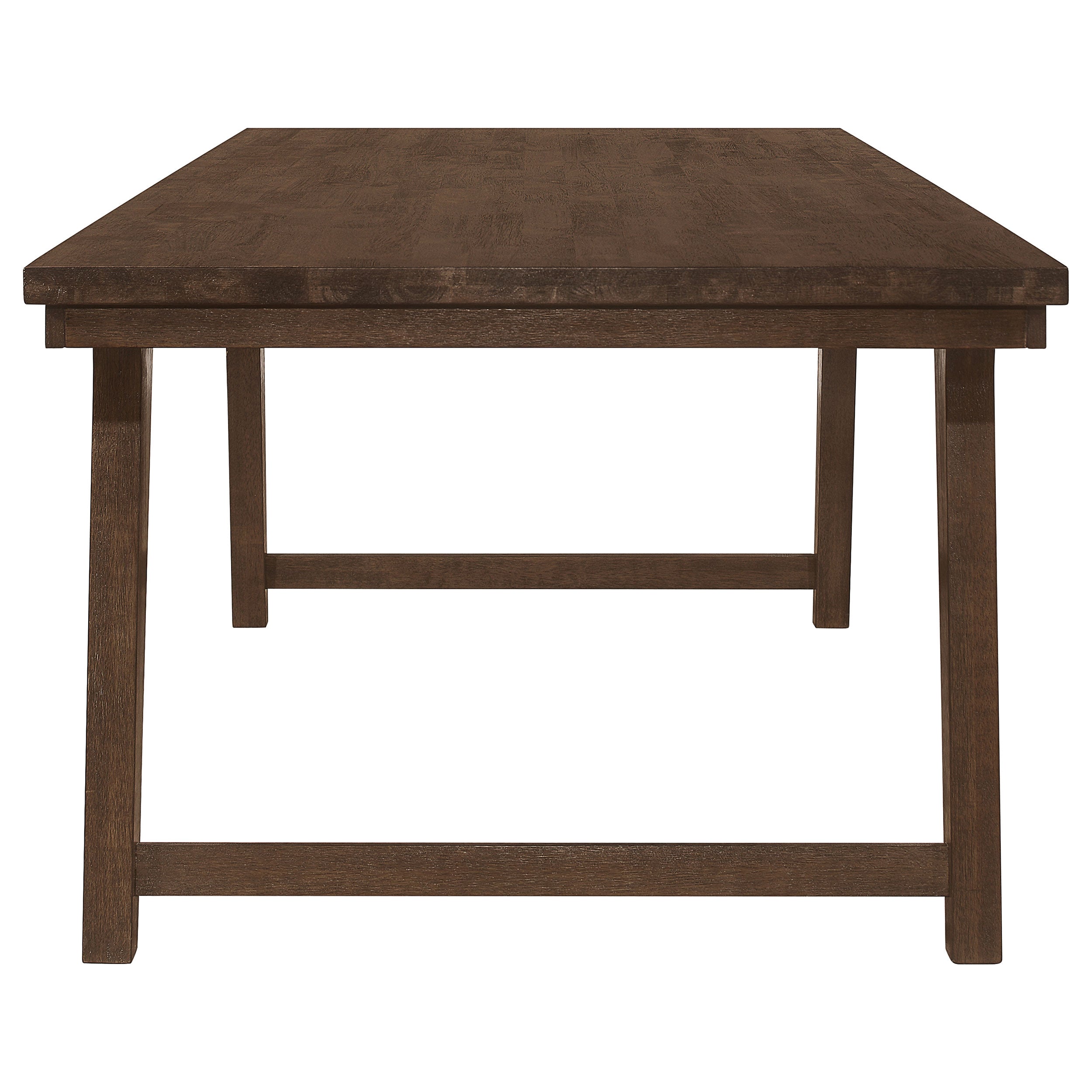 Reynolds Rectangular 79-inch Wood Dining Table Brown Oak — view 5