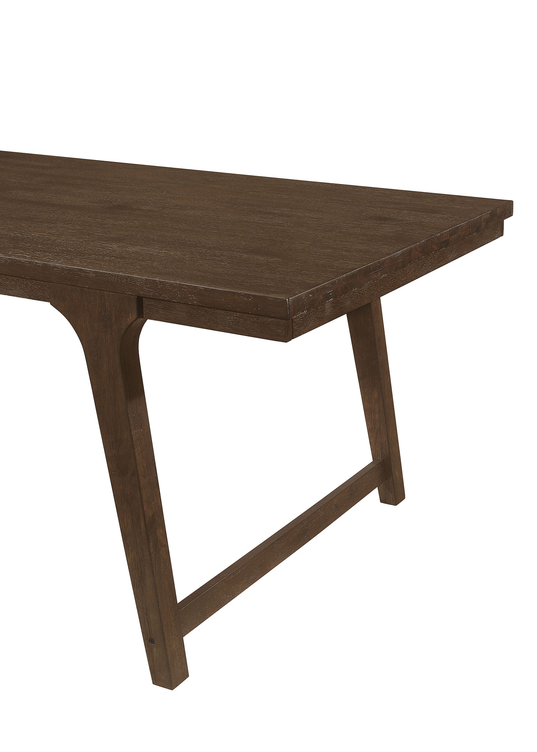 Reynolds Rectangular 79-inch Wood Dining Table Brown Oak — view 7