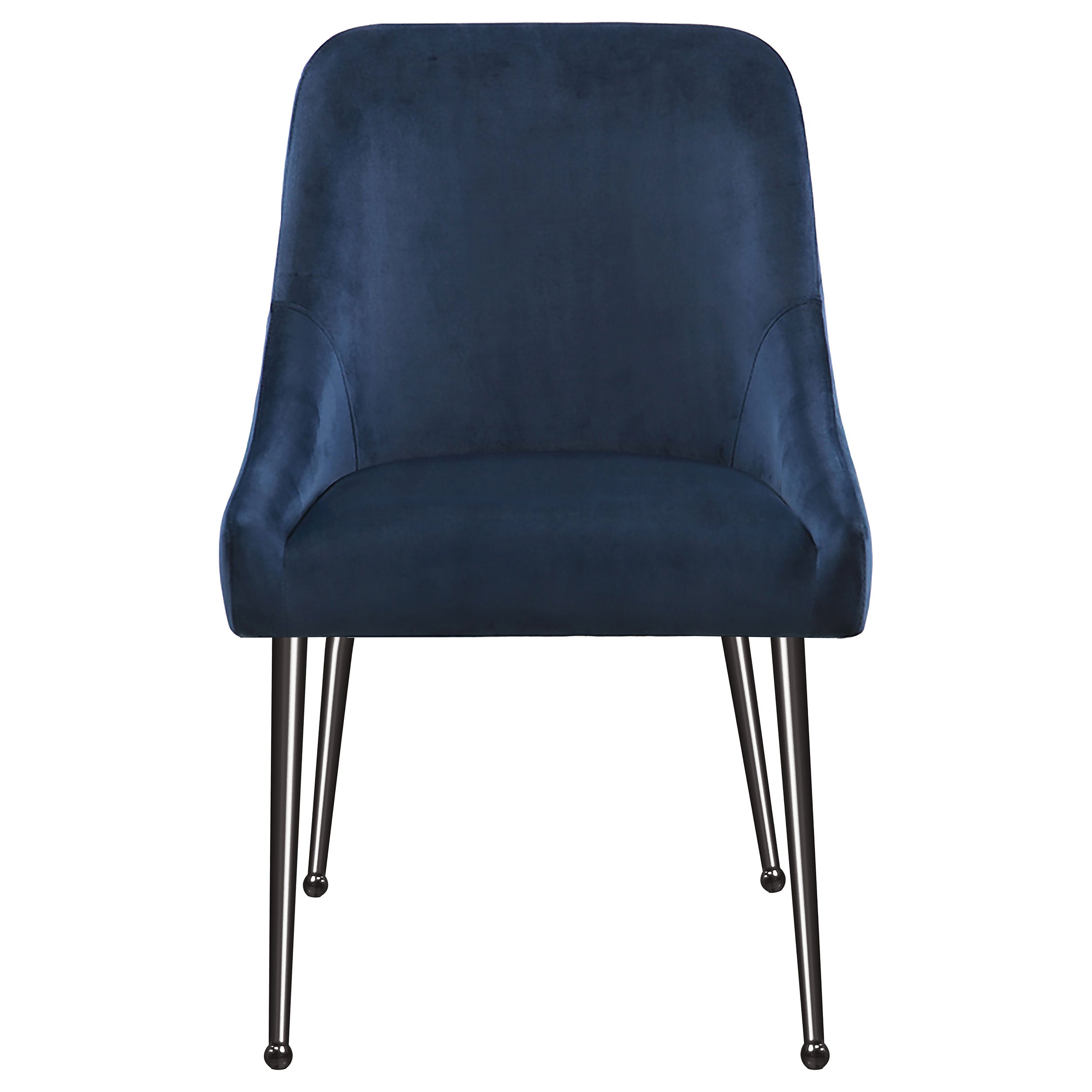 Mayette Upholstered Dining Side Chair Blue (Set of 2) — view 4