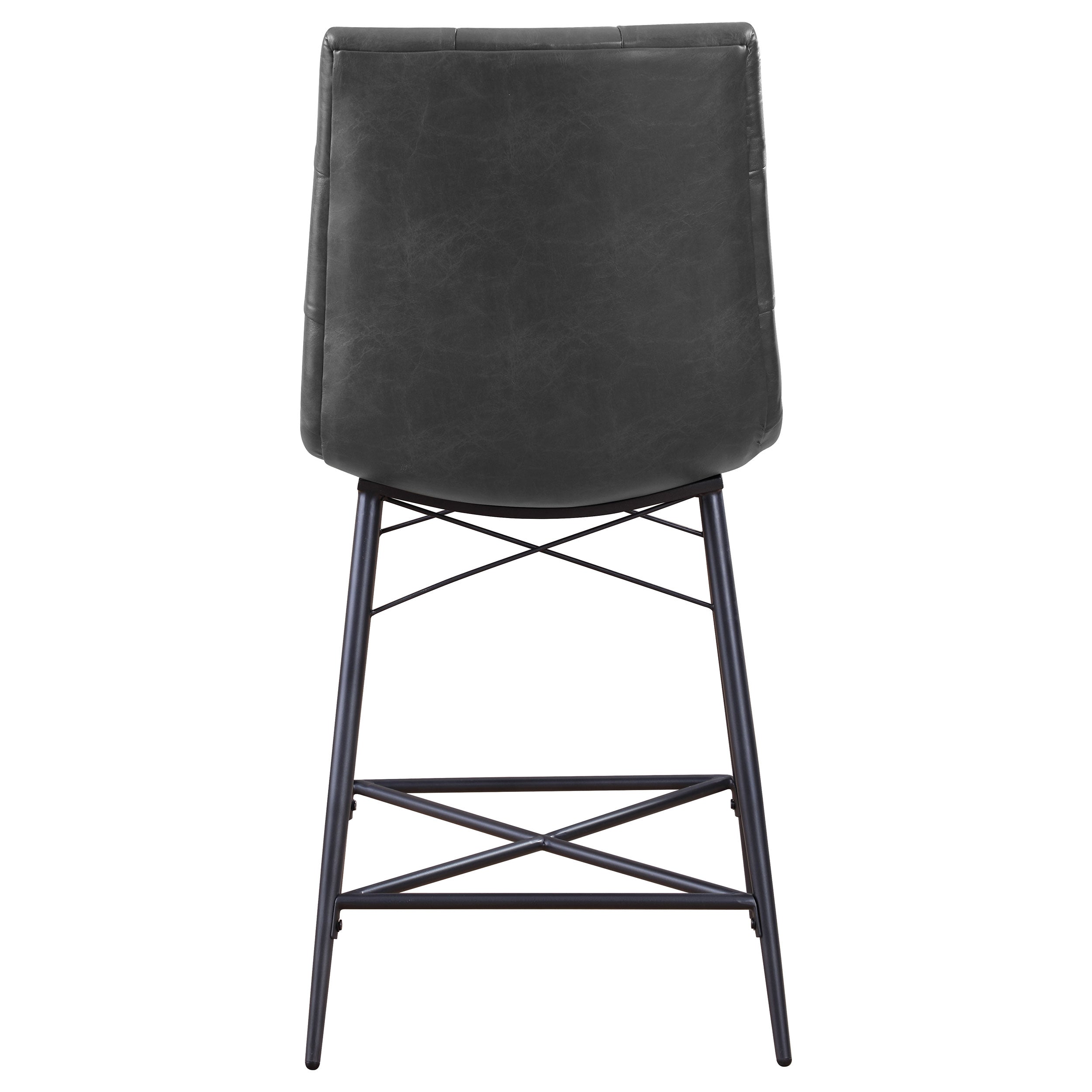 Aiken Upholstered Tufted Counter Chair Charcoal (Set of 2) — view 8
