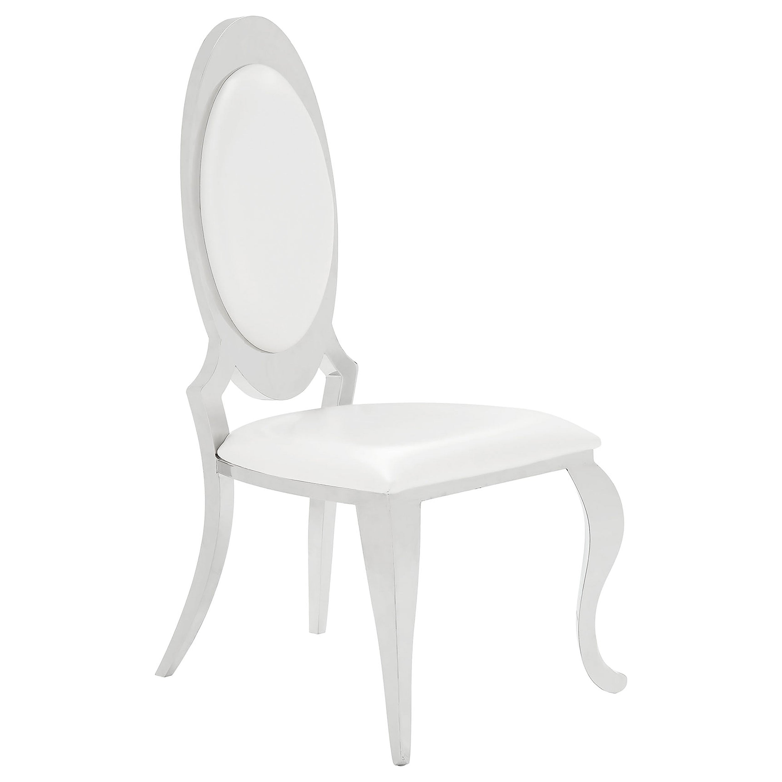 Anchorage Upholstered Dining Chair Cream White (Set of 2) — view 3