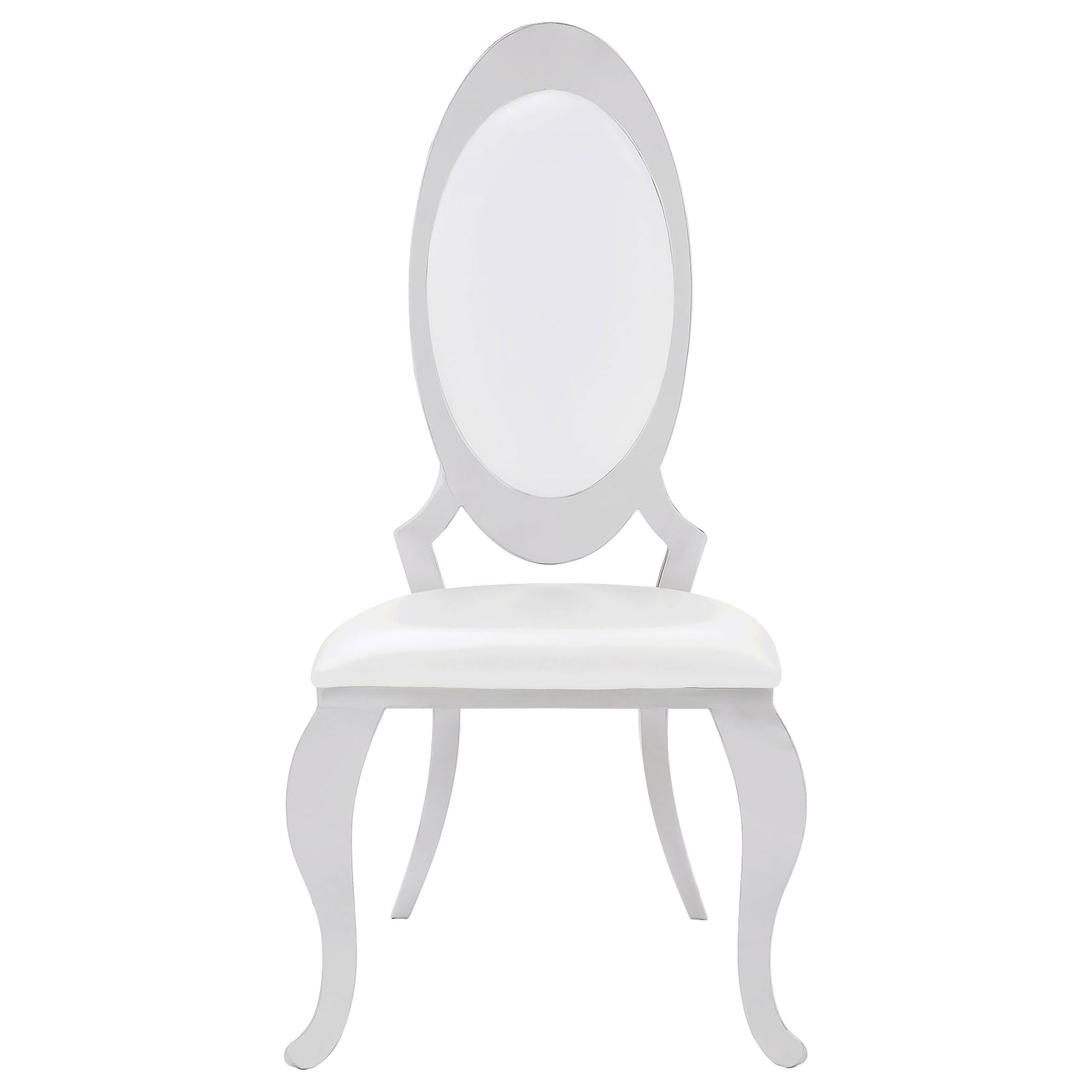 Anchorage Upholstered Dining Chair Cream White (Set of 2) — view 4