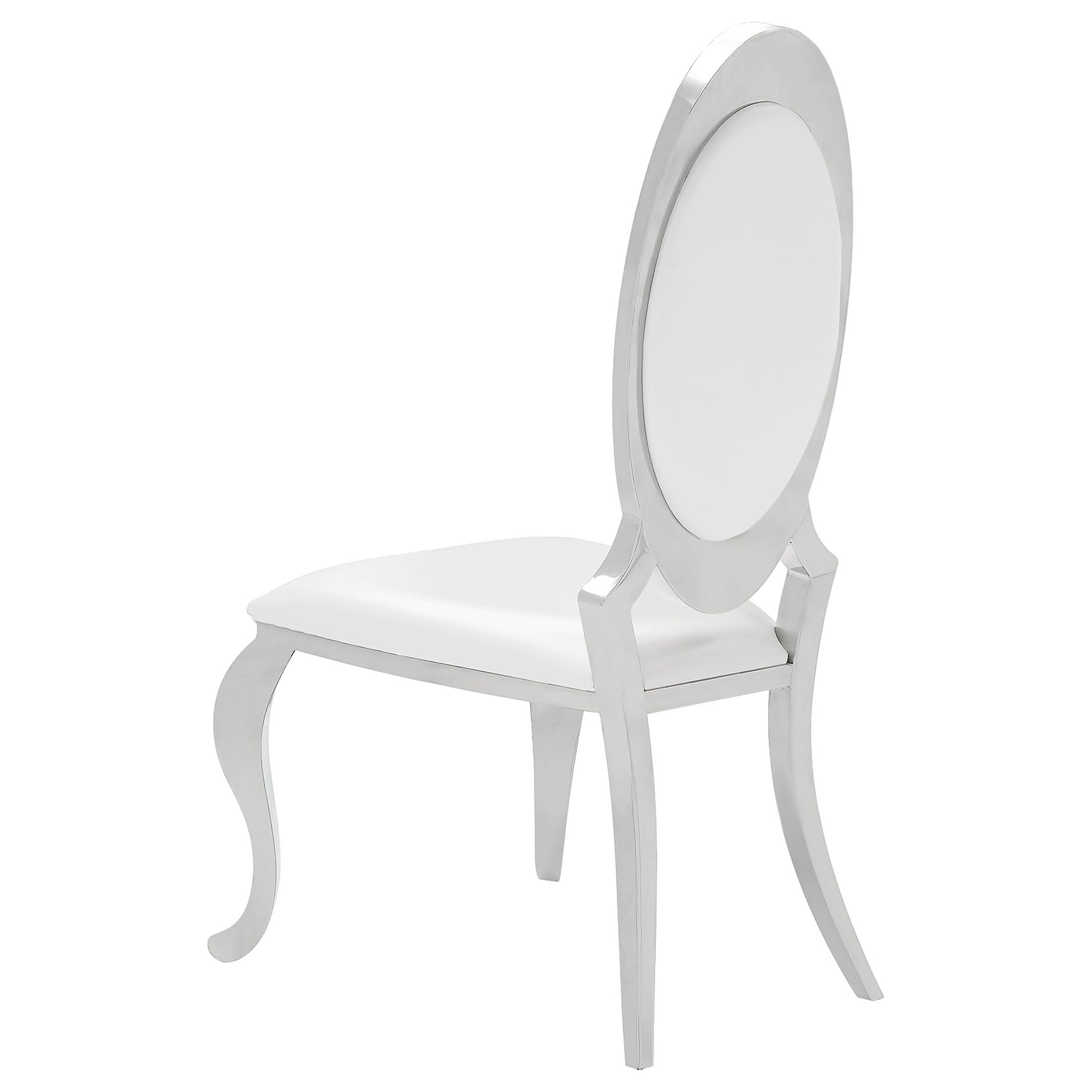 Anchorage Upholstered Dining Chair Cream White (Set of 2) — view 7