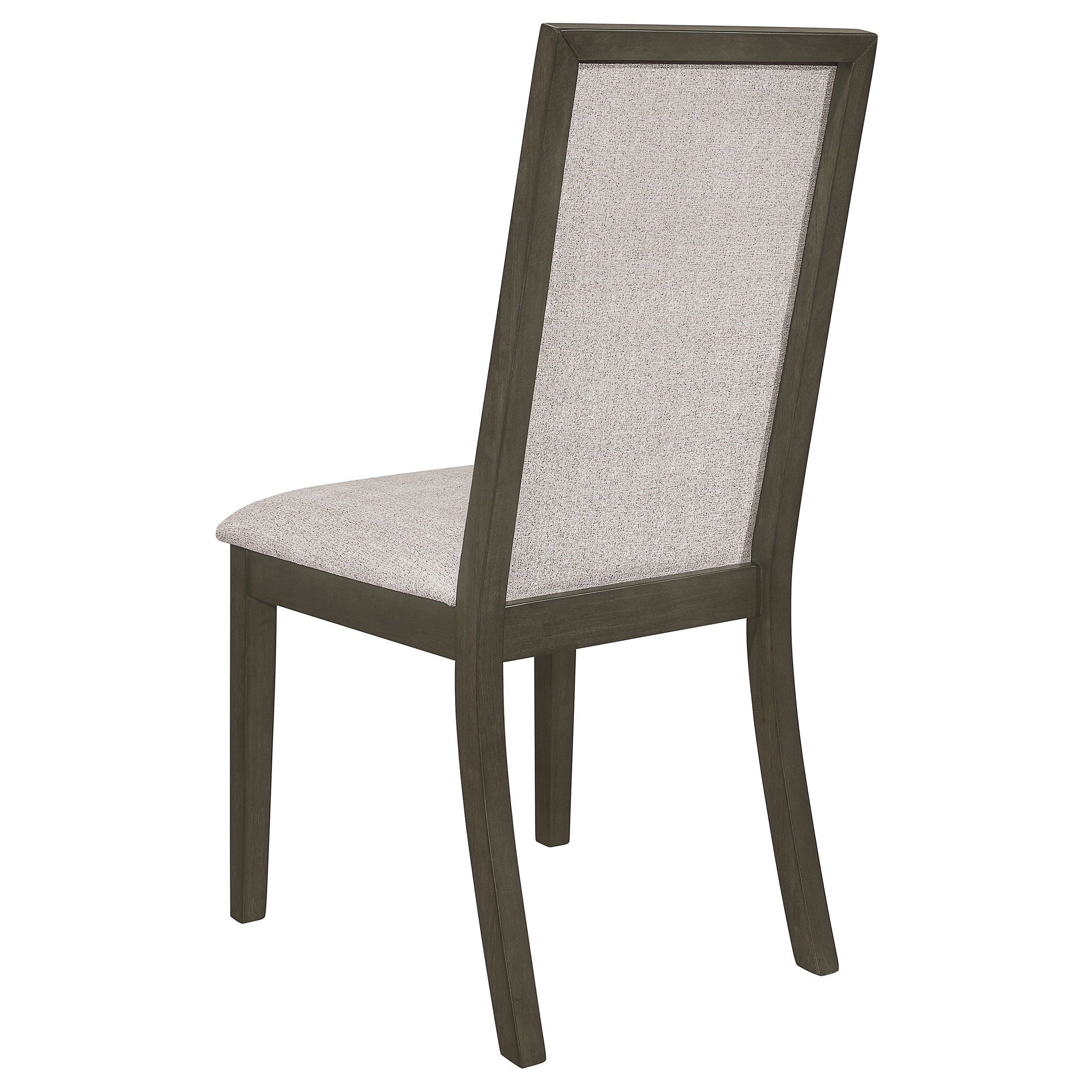 Kelly Upholstered Dining Side Chair Dark Grey (Set of 2) — view 5