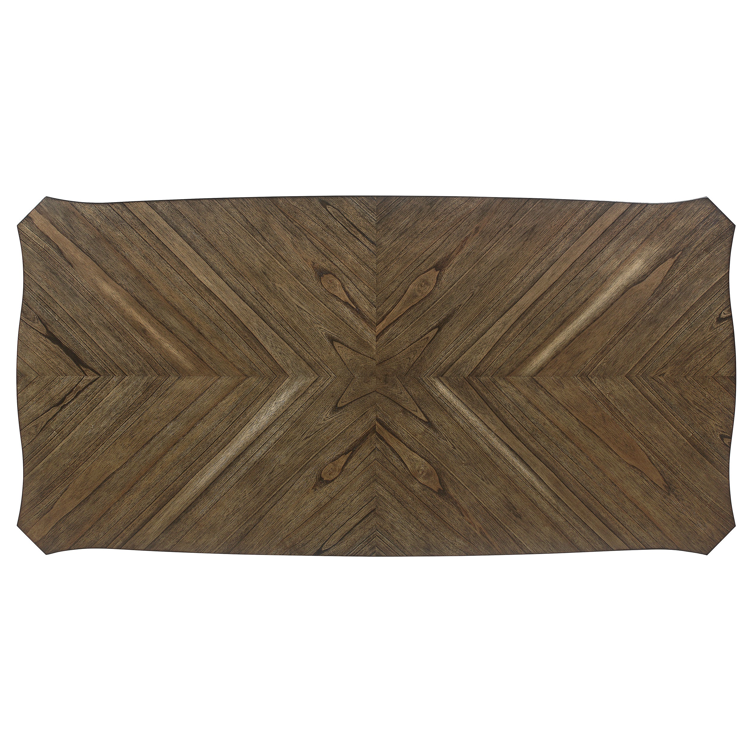 Ronnie Rectangular 79-inch Wood Dining Table Rustic Cream — view 5