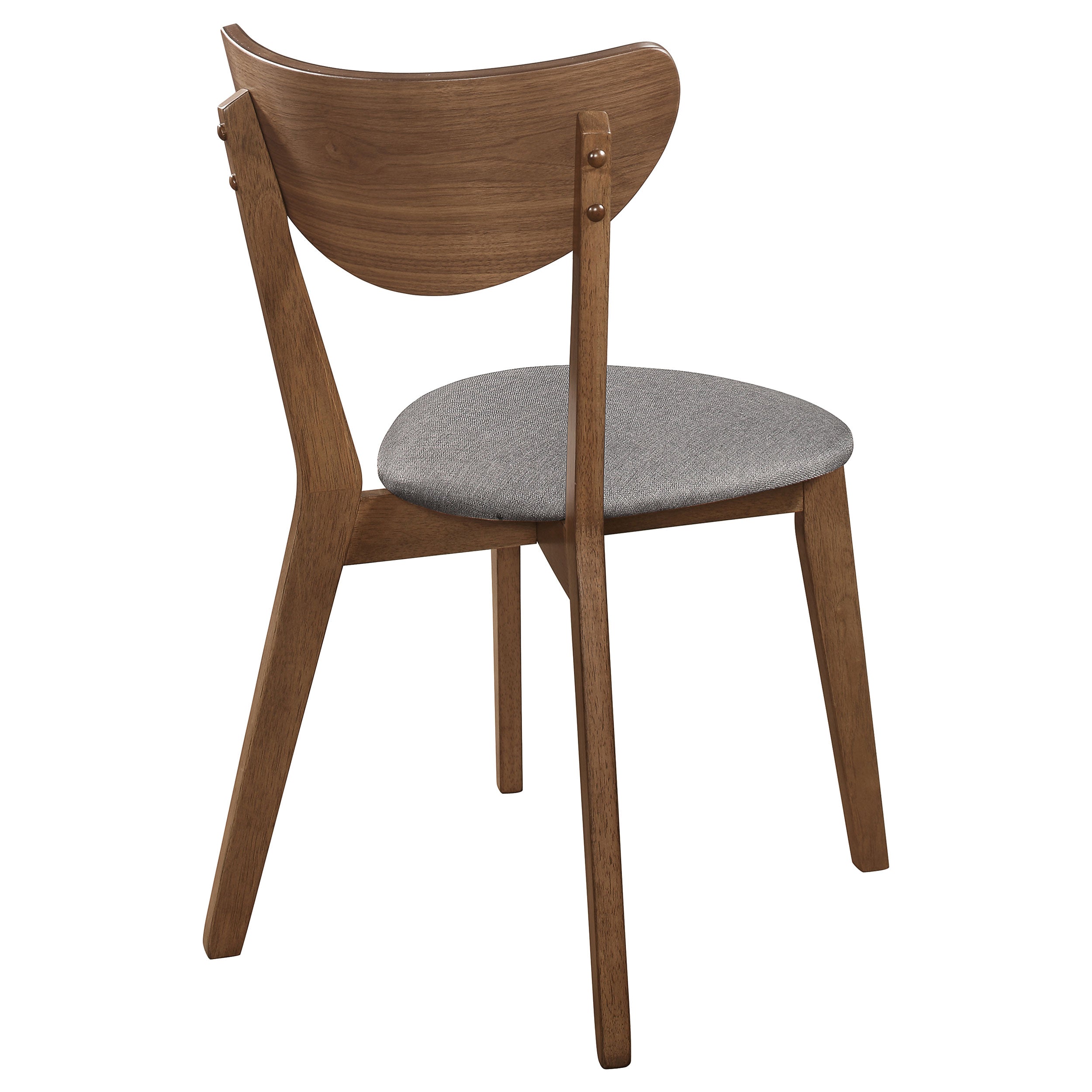 Alfredo Dining Side Chair Grey and Natural Walnut (Set of 2) — view 8