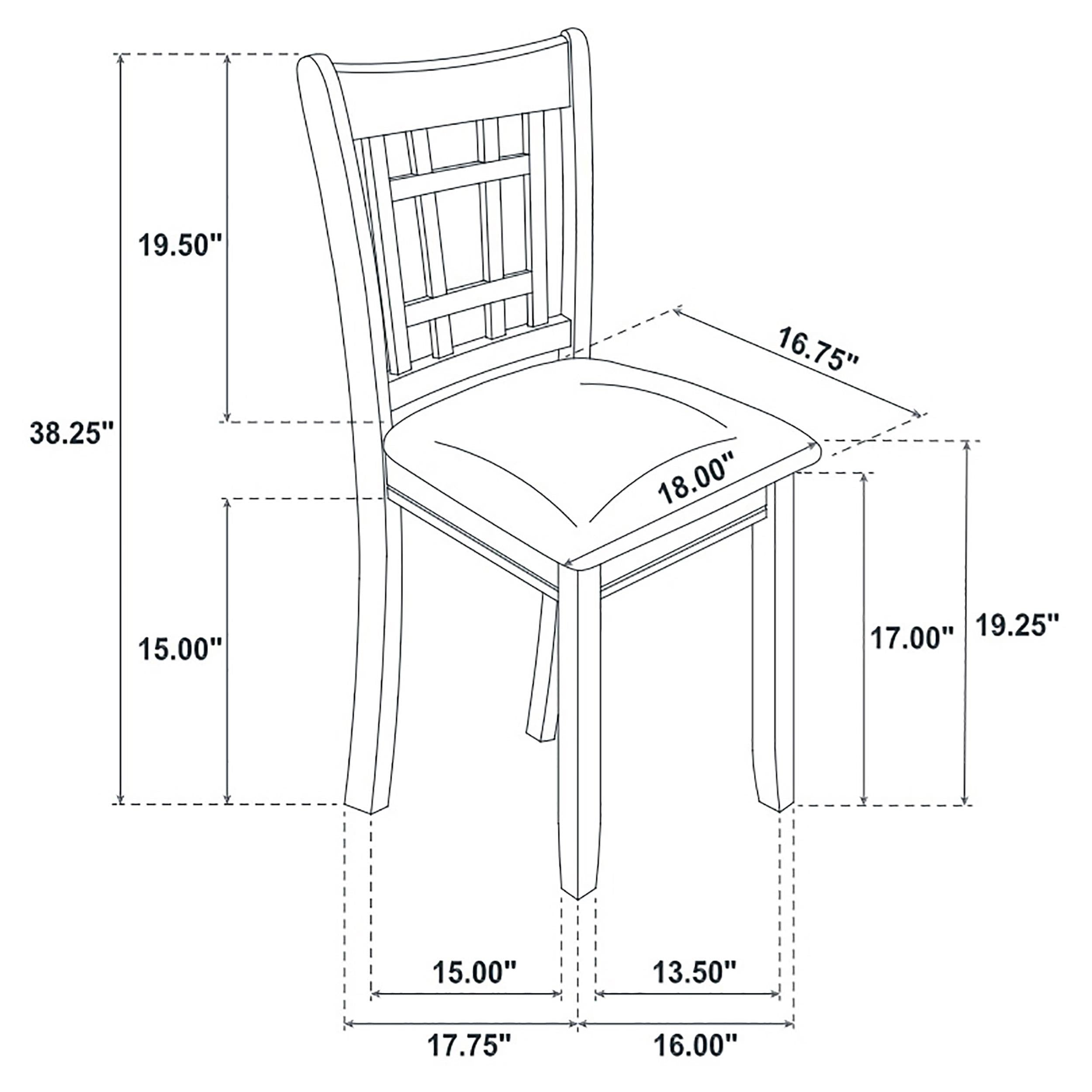 Lavon 5-piece Oval Extension Leaf Dining Set Medium Grey — view 15