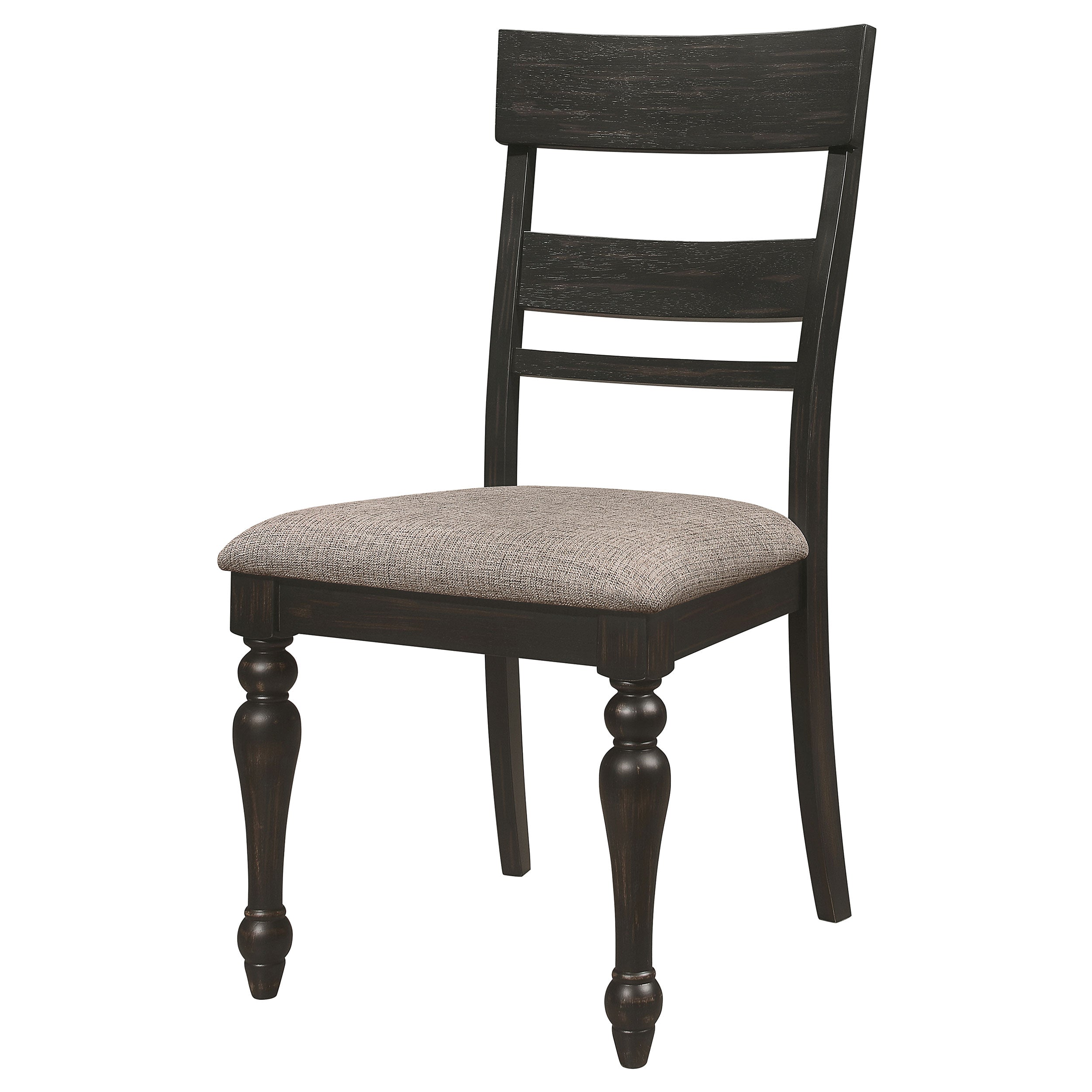 Bridget Wood Dining Side Chair Charcoal (Set of 2) — view 5