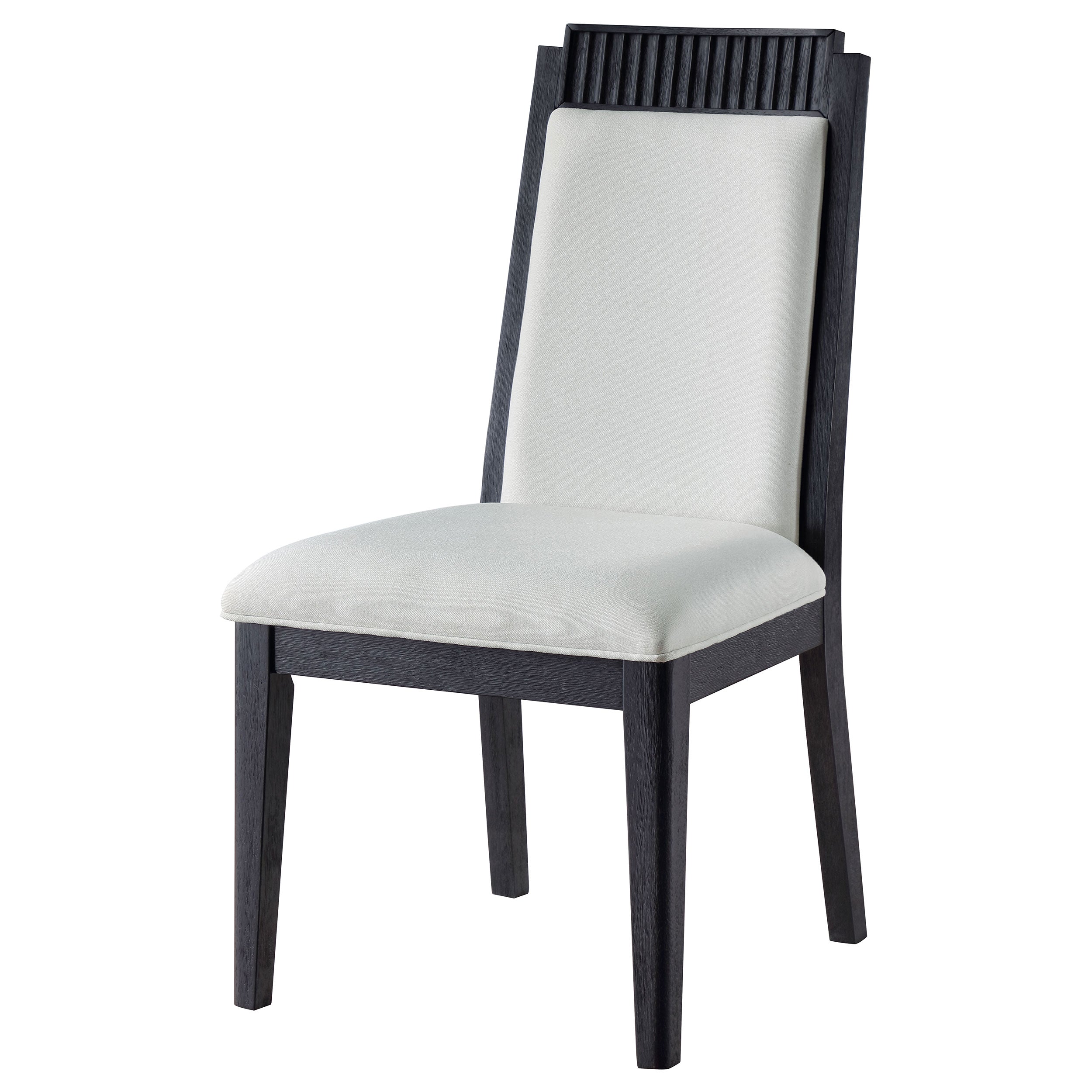 Brookmead Wood Dining Side Chair Ivory and Black (Set of 2) — view 5