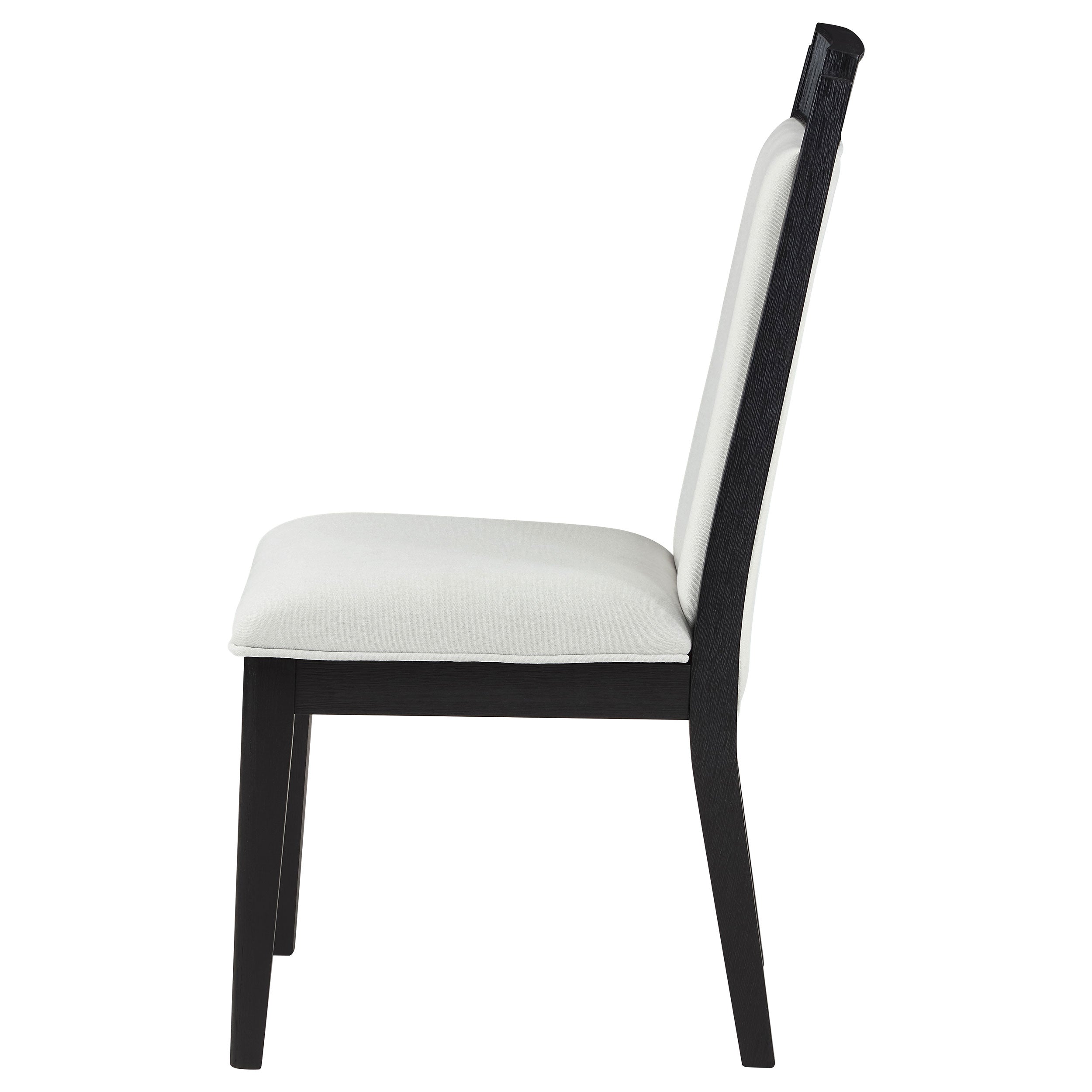 Brookmead Wood Dining Side Chair Ivory and Black (Set of 2) — view 6
