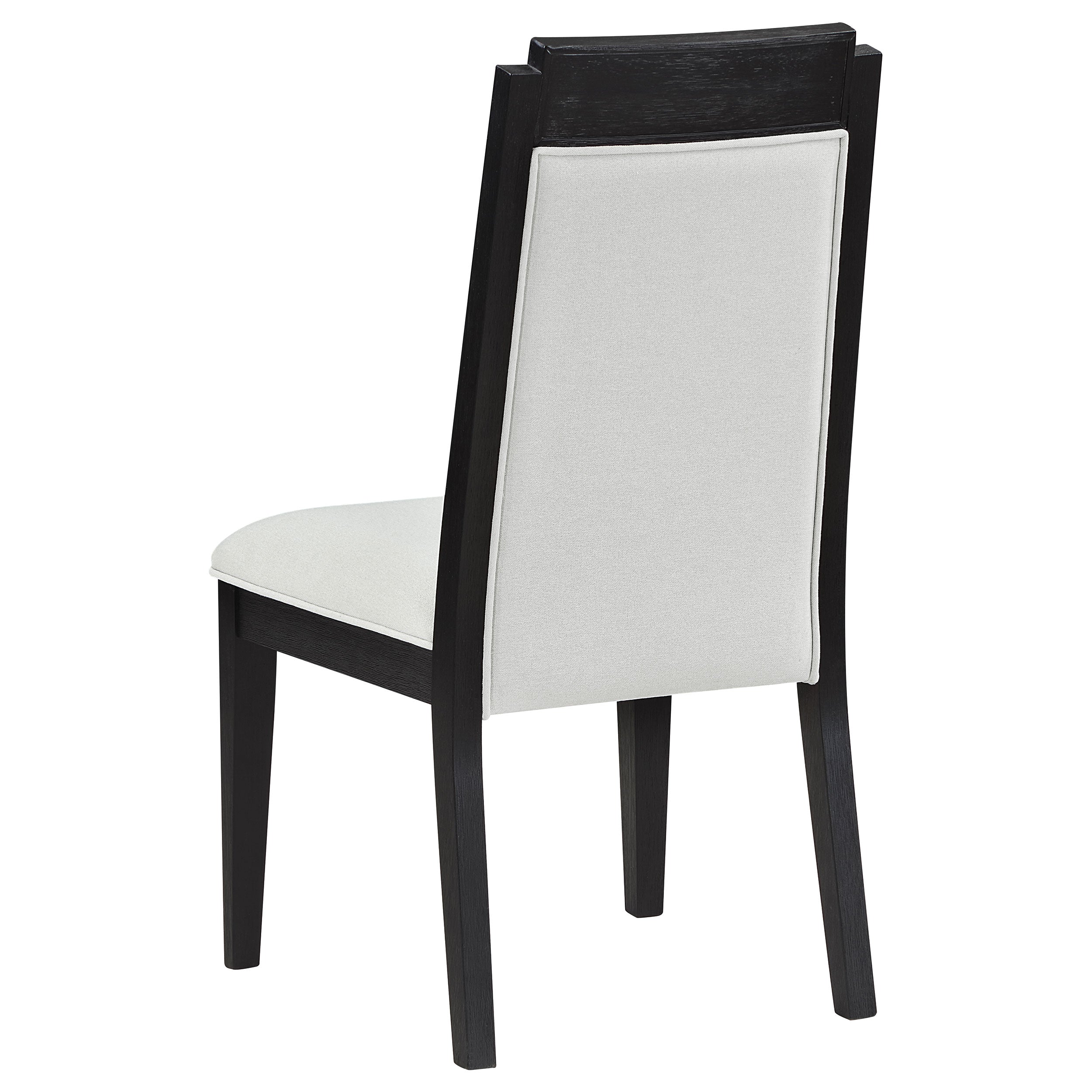 Brookmead Wood Dining Side Chair Ivory and Black (Set of 2) — view 7