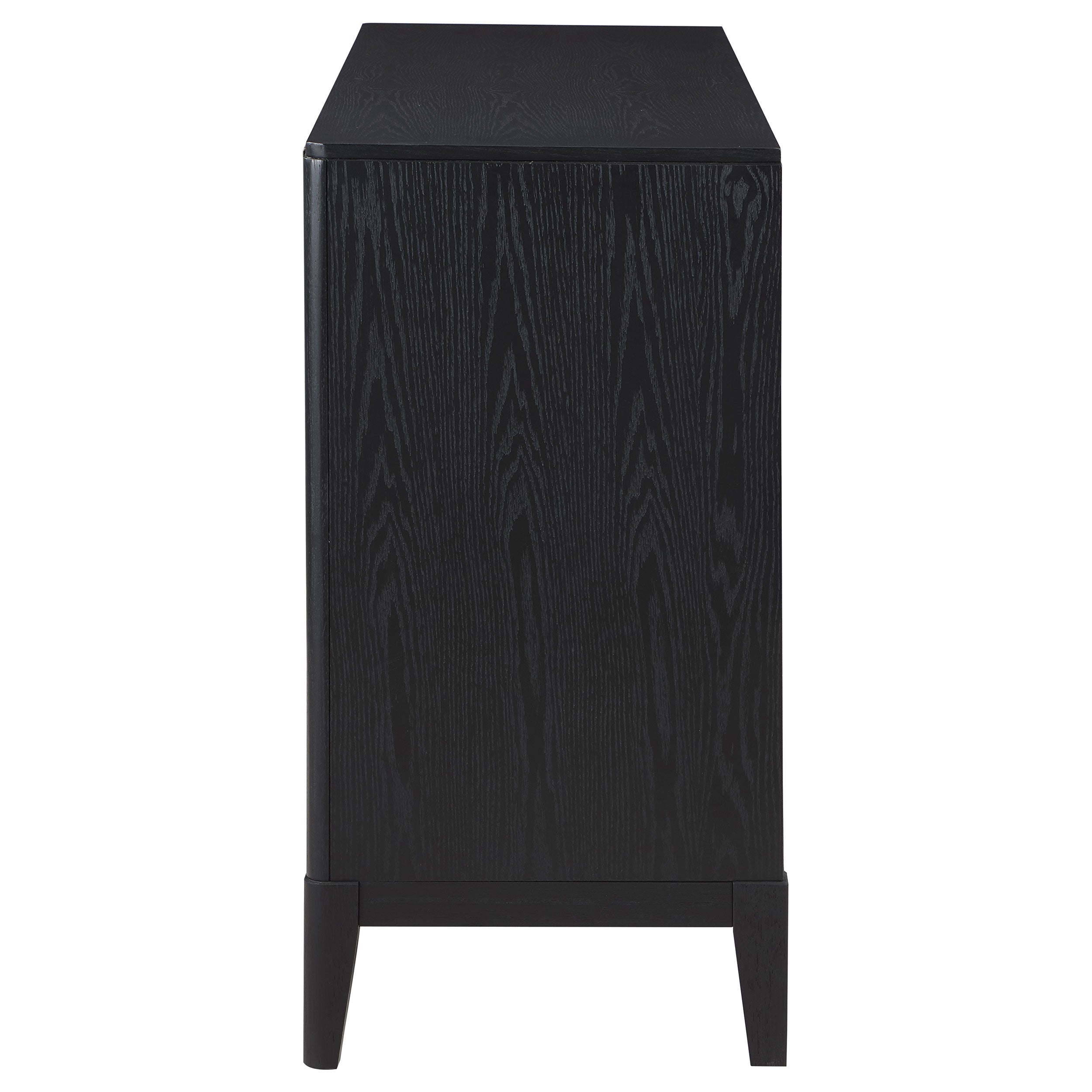 Brookmead 4-door Sideboard Buffet Storage Cabinet Black — view 6