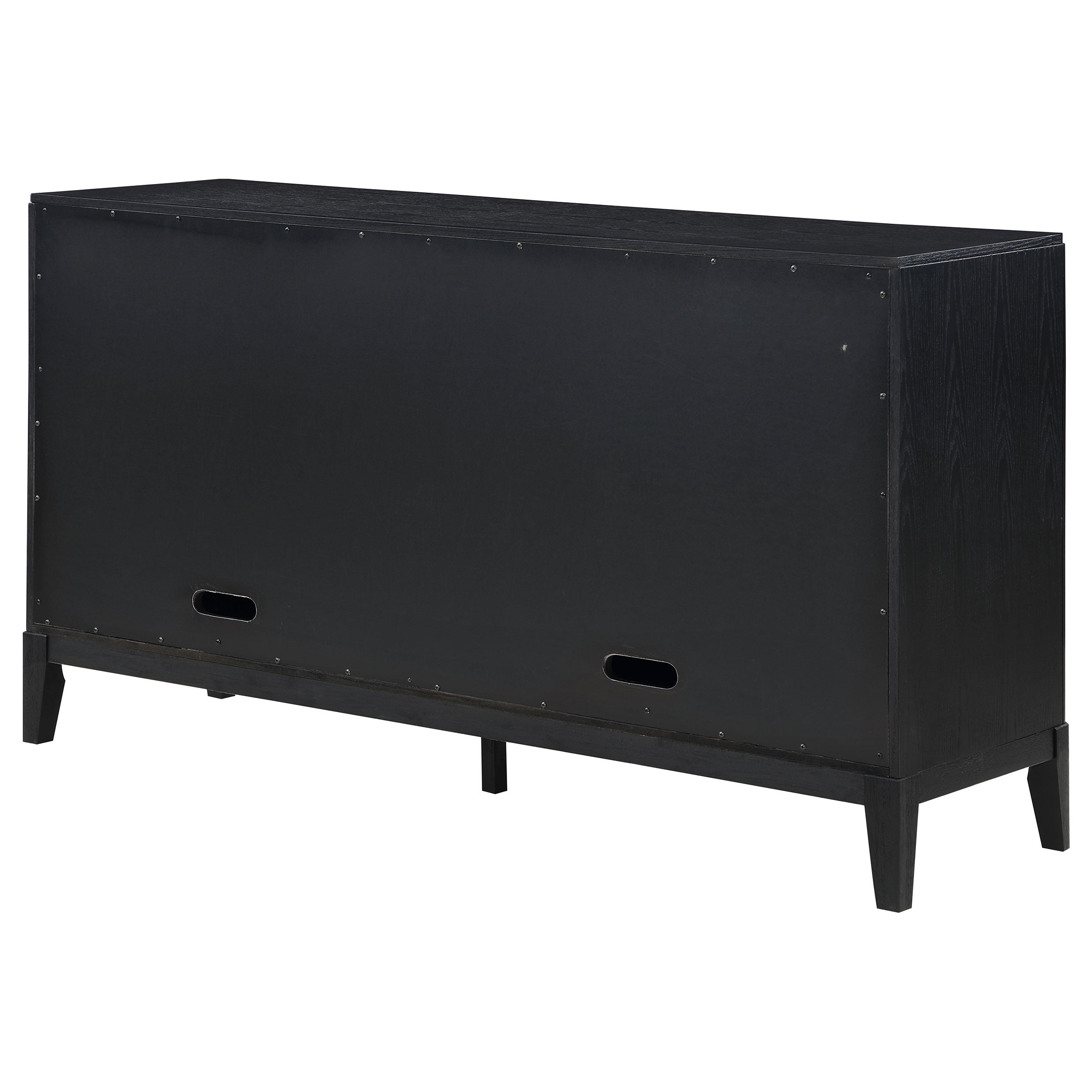 Brookmead 4-door Sideboard Buffet Storage Cabinet Black — view 9