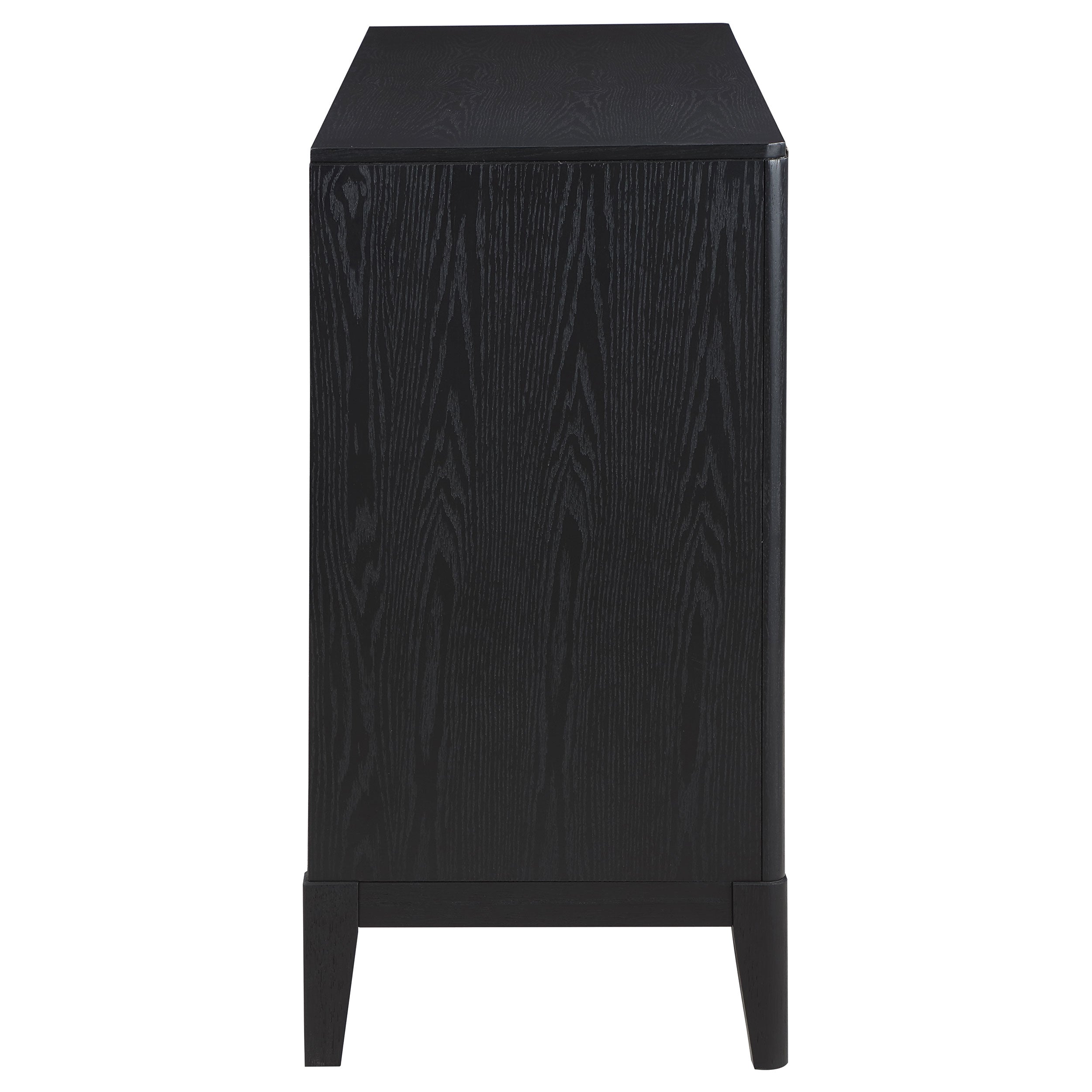 Brookmead 4-door Sideboard Buffet Storage Cabinet Black — view 10