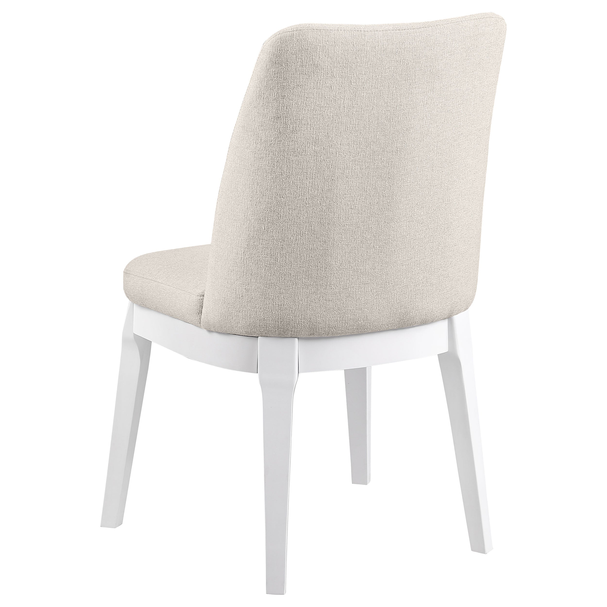 Carissa Upholstered Dining Side Chair Beige (Set of 2) — view 7