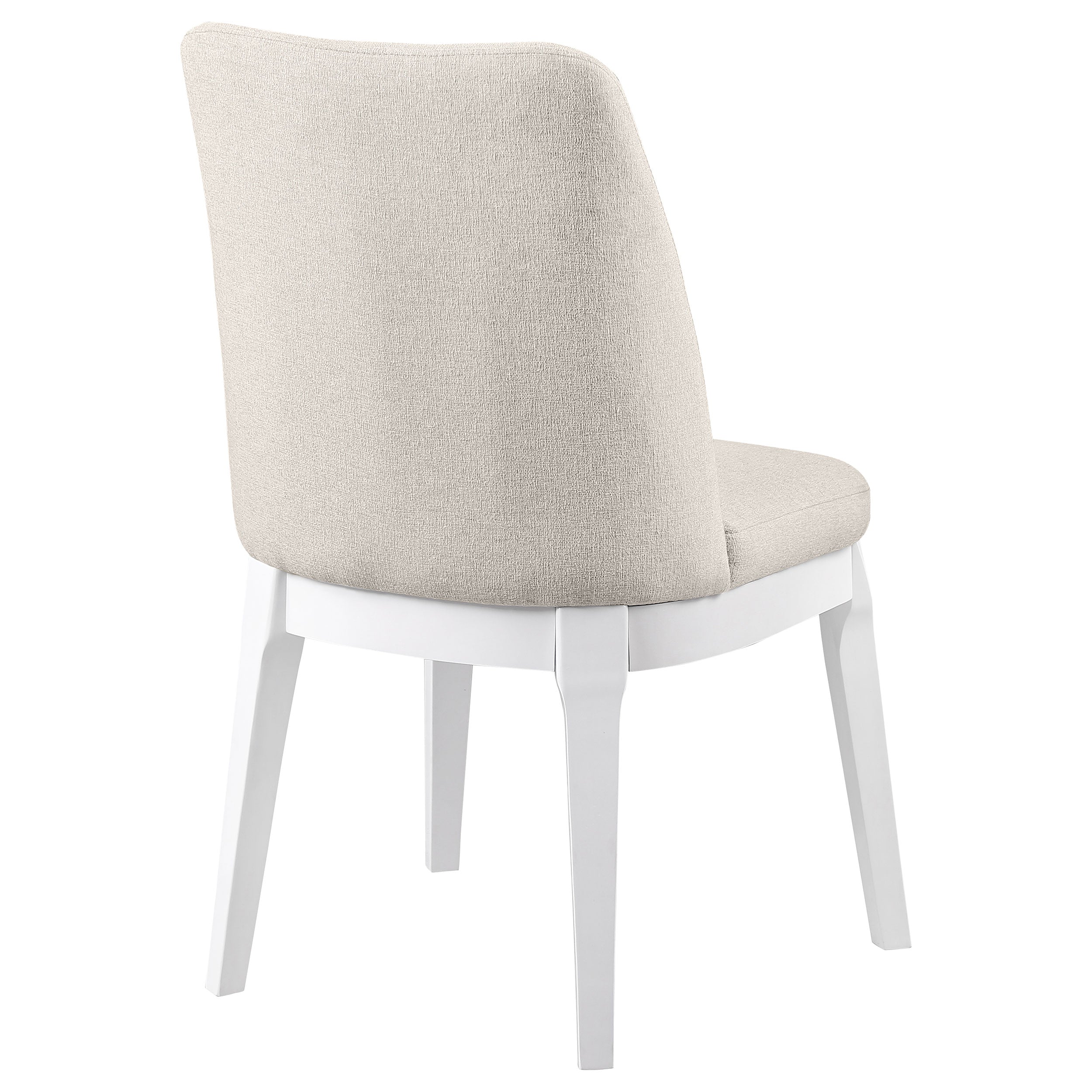 Carissa Upholstered Dining Side Chair Beige (Set of 2) — view 8