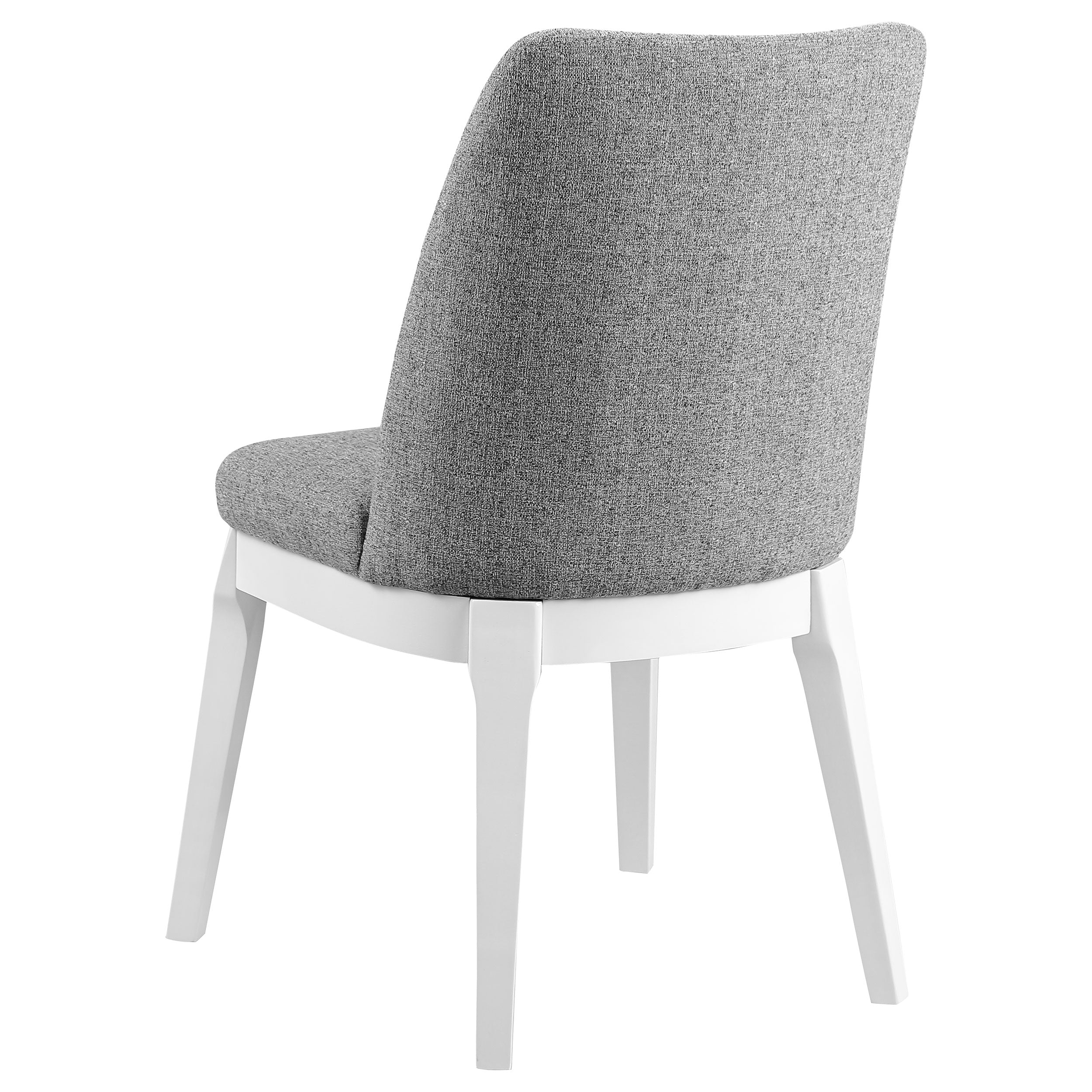 Carissa Upholstered Dining Side Chair Light Grey (Set of 2) — view 7