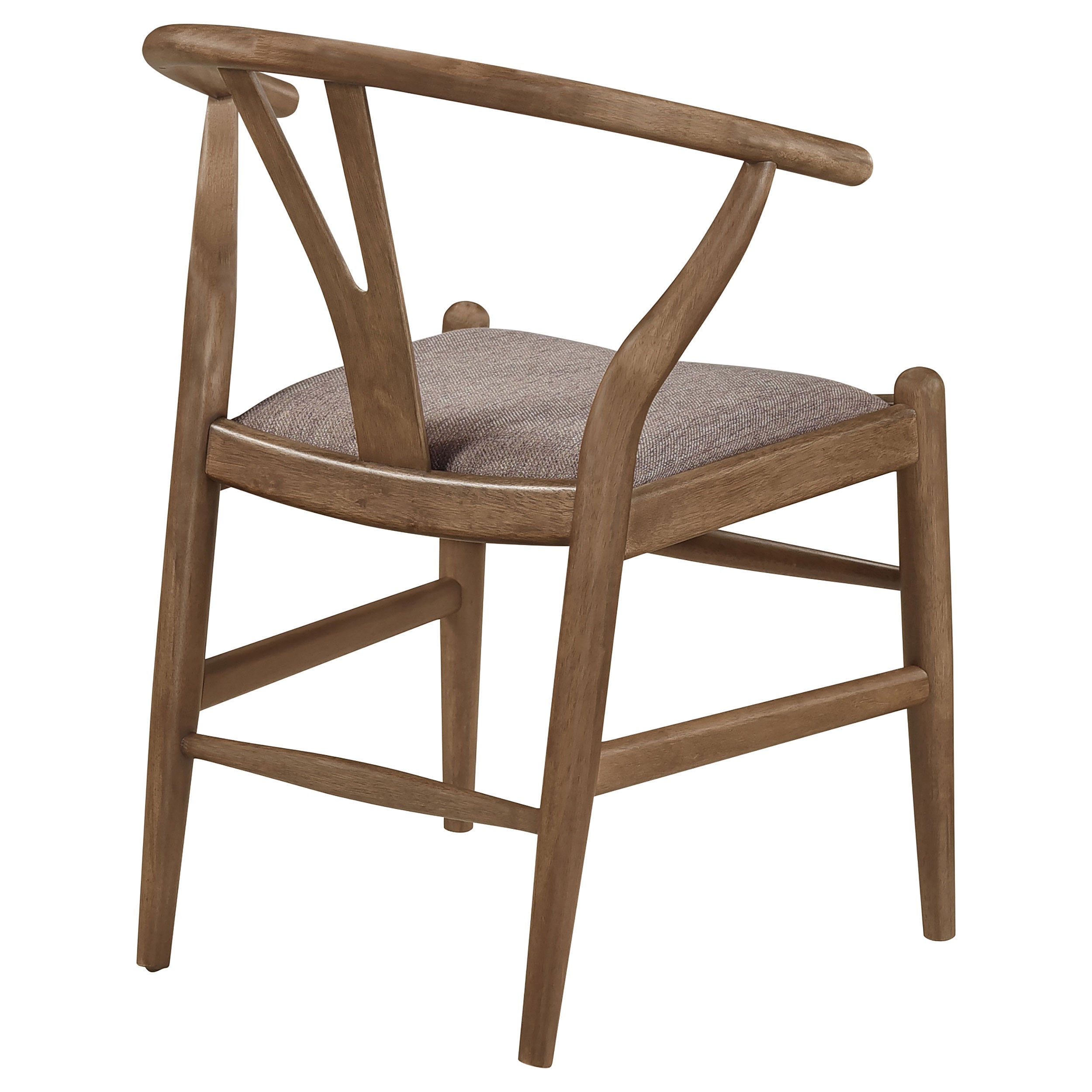 Dinah Wood Wishbone Dining Side Chair Walnut (Set of 2) — view 8
