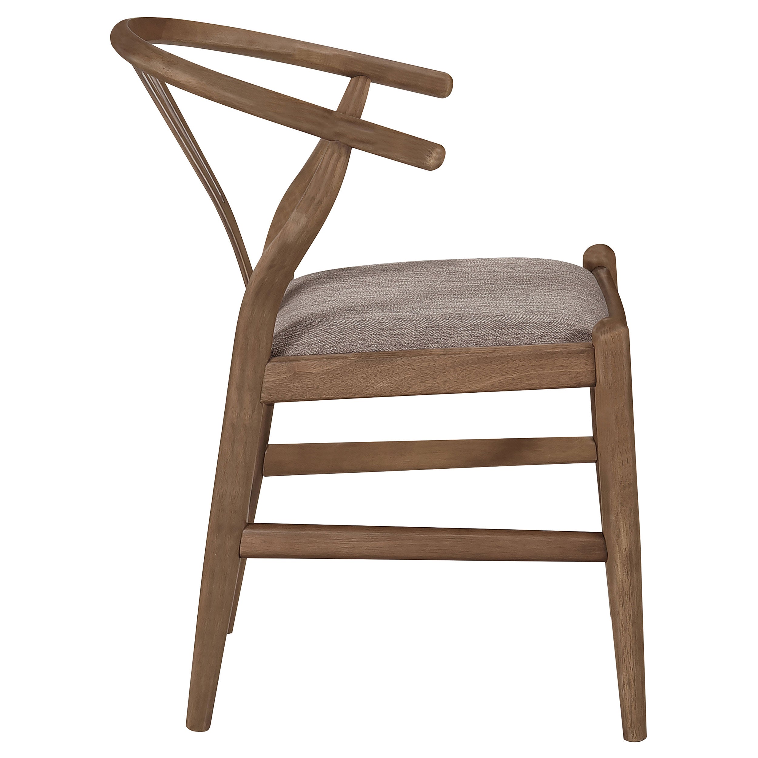 Dinah Wood Wishbone Dining Side Chair Walnut (Set of 2) — view 9