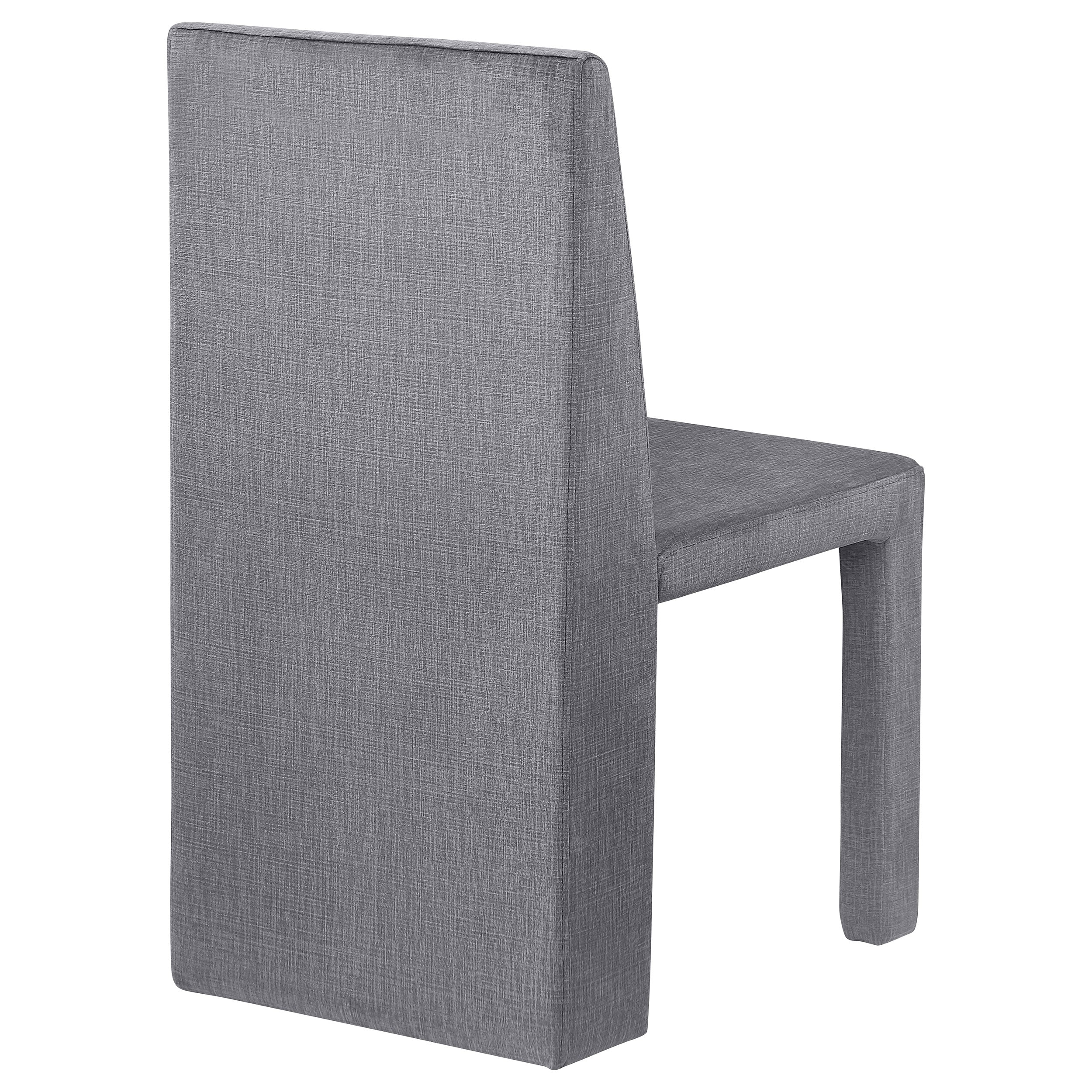 Tordera Velvet Upholstered Dining Side Chair Grey (Set of 2) — view 8