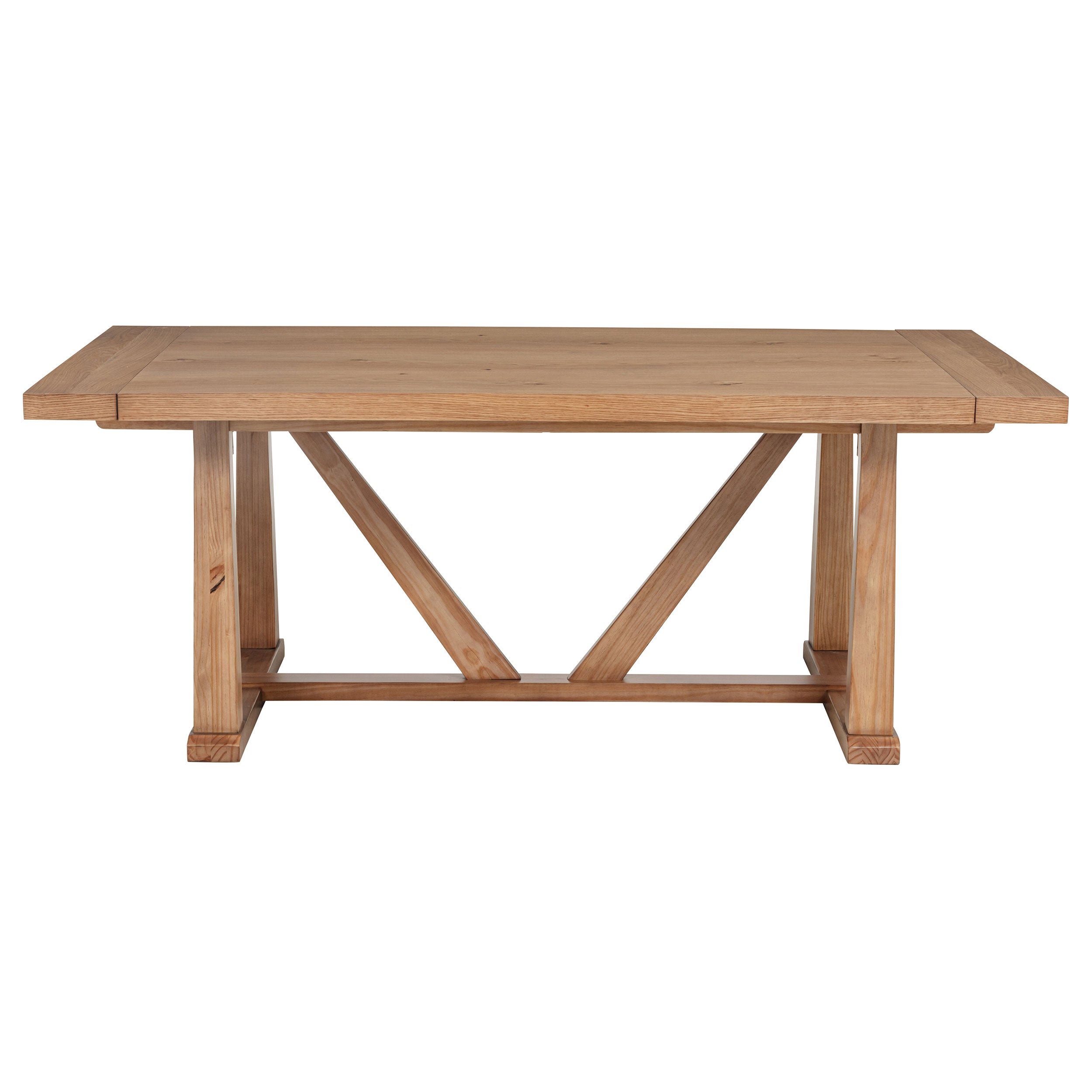 Middleton 106-inch Extension Leaf Dining Table Natural Brown — view 6